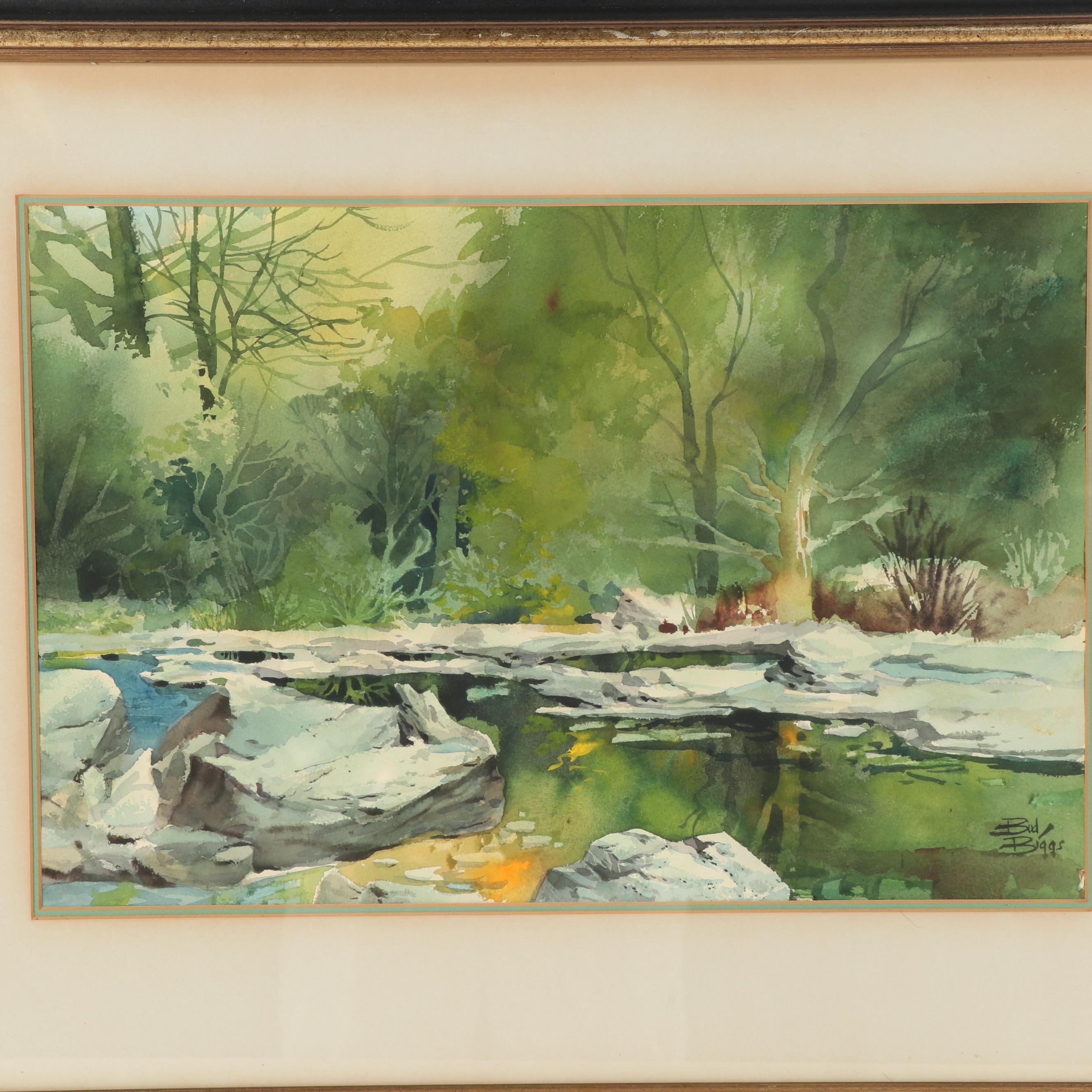 Bud Biggs Watercolor Painting