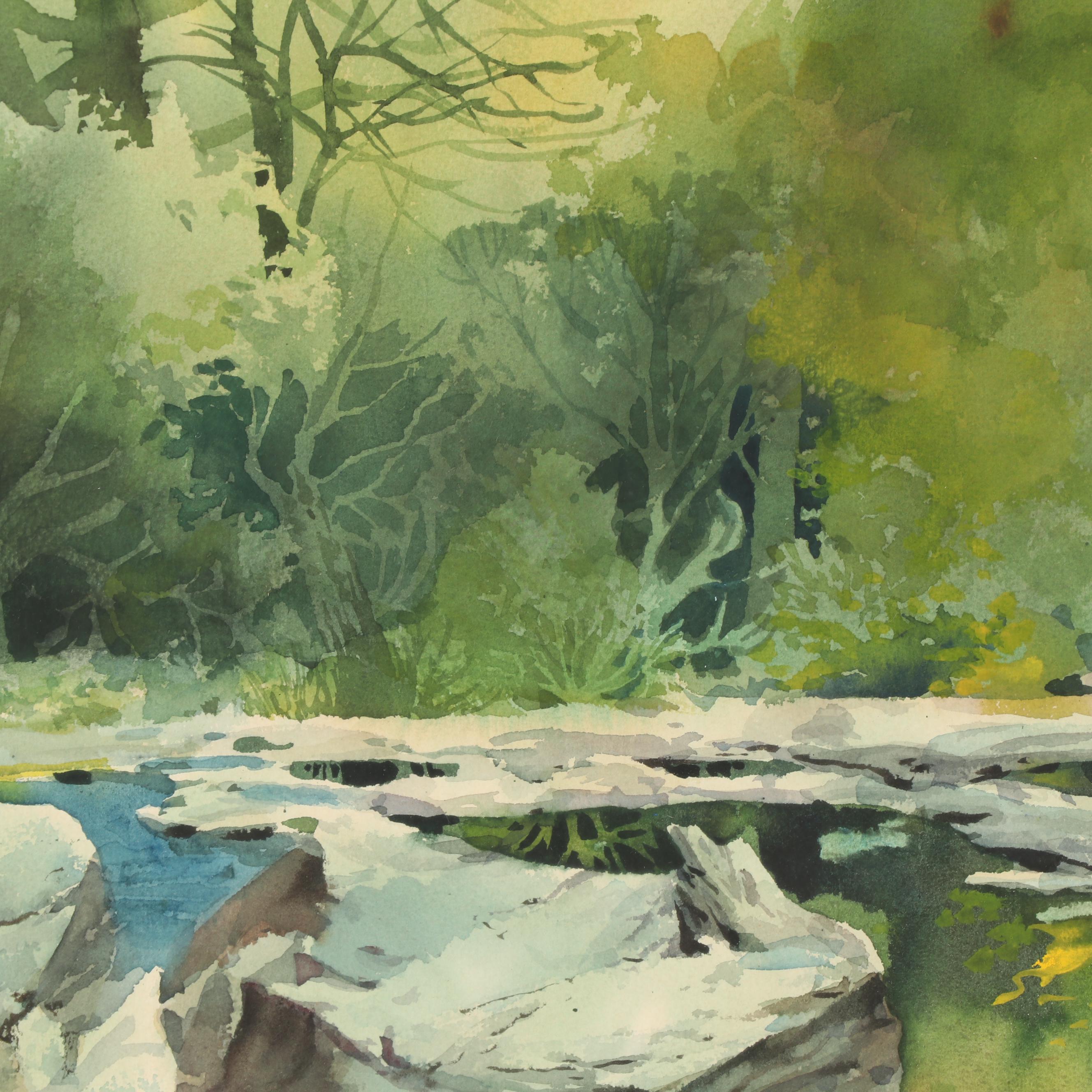 Bud Biggs Watercolor Painting