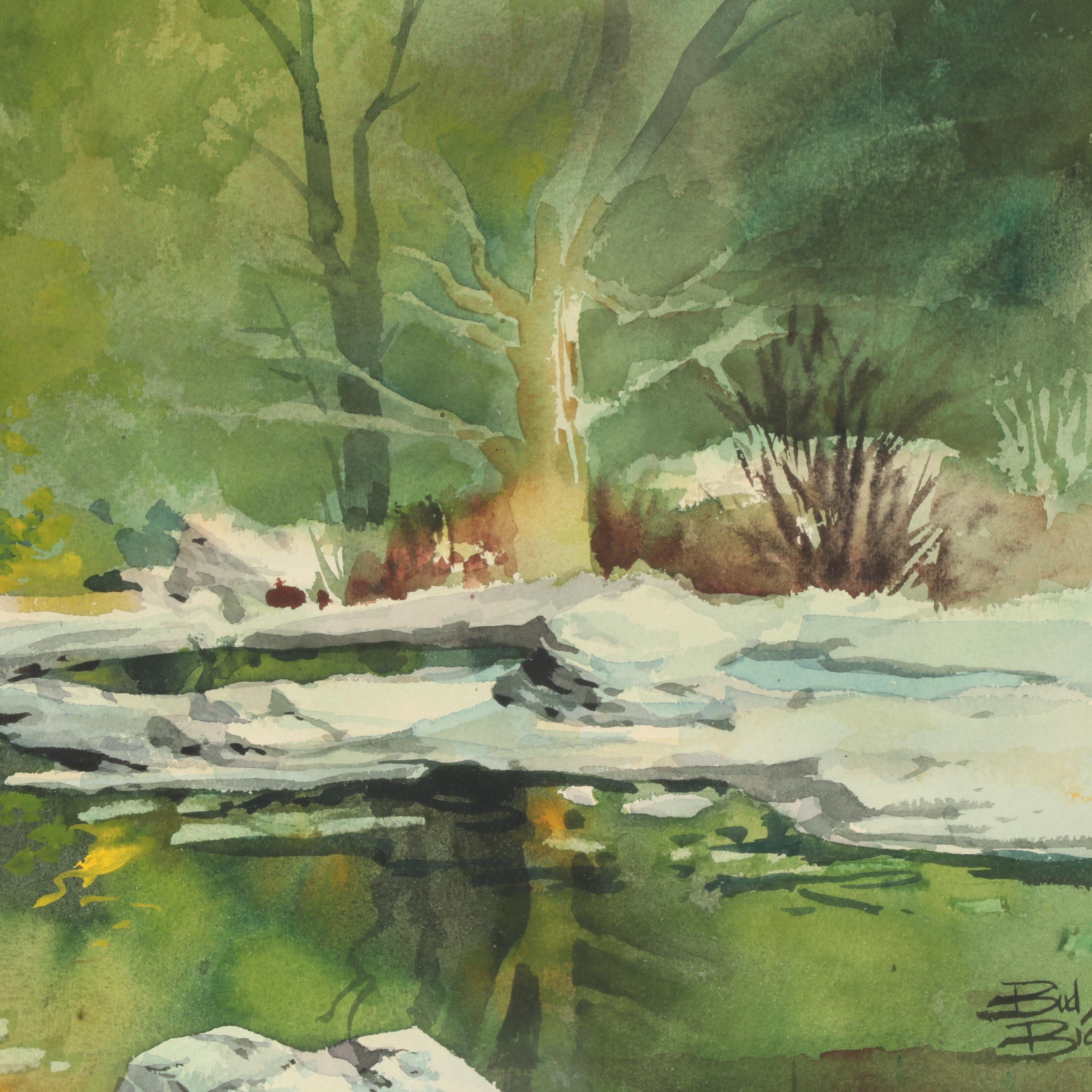 Bud Biggs Watercolor Painting