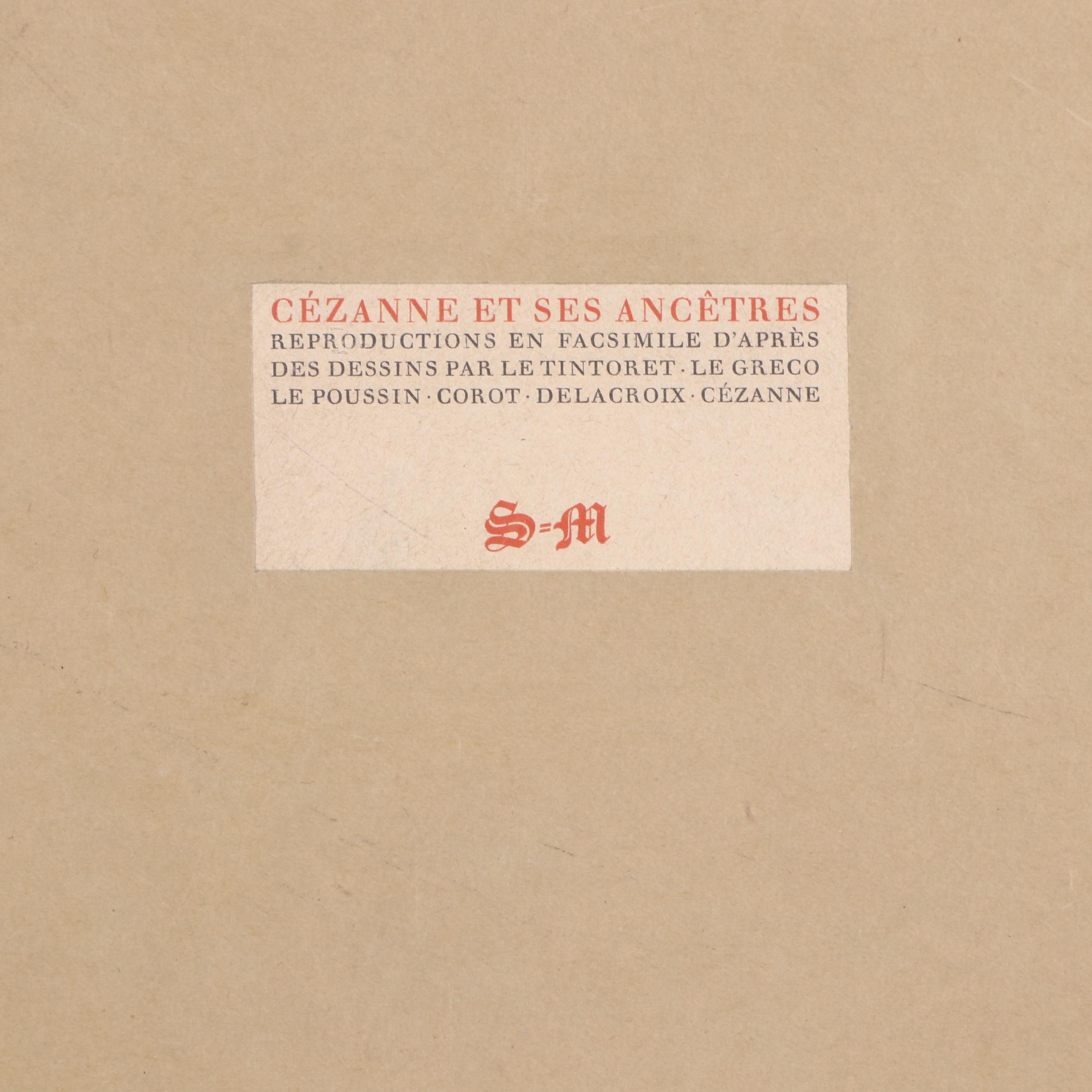 Portfolio "Cezanne et ses Ancetres Reproductions en Facsimile"