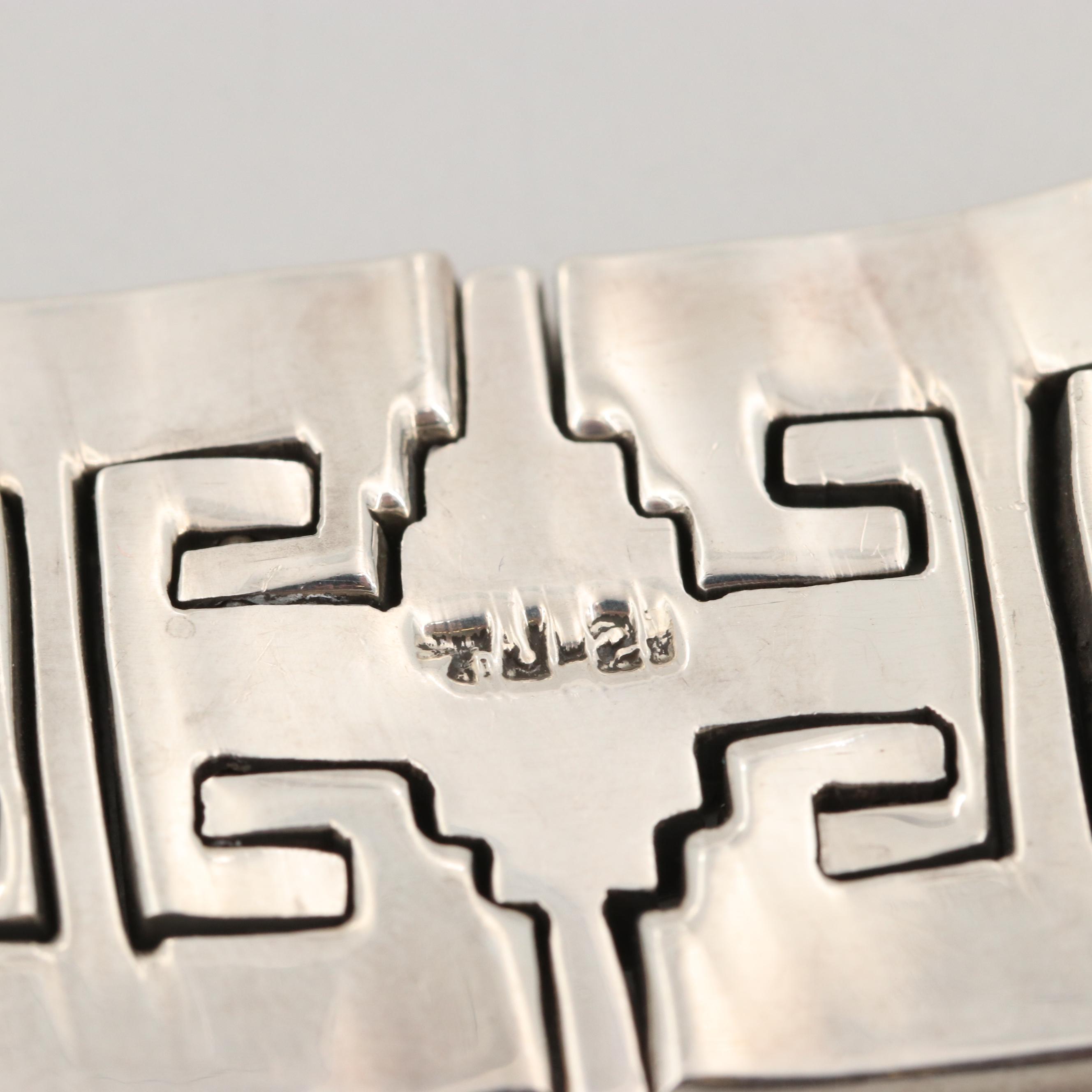 Salvador Juller Garcia Taxco Sterling Silver Custom Link Bracelet