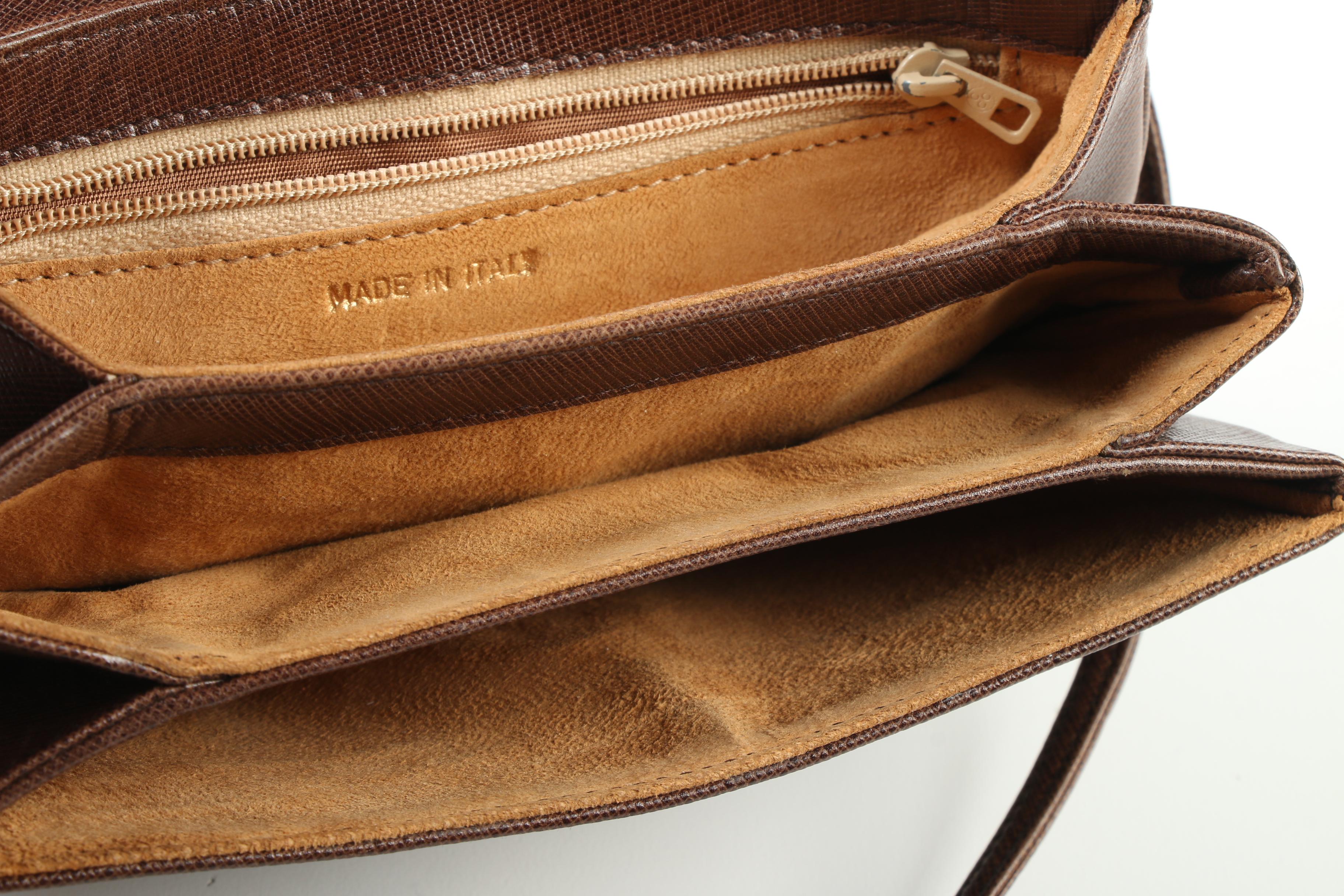 Bruno Magli Lizard Skin Crossbody with Saffiano Leather and Beaded Evening Bag