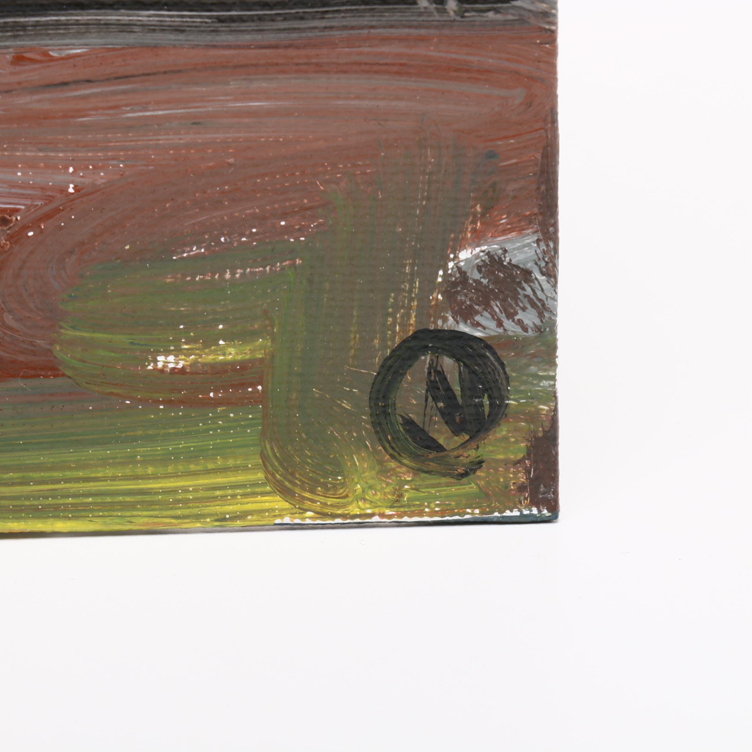 Martin Azari Oil Painting "Still Life with Floral Arrangement in Vase"