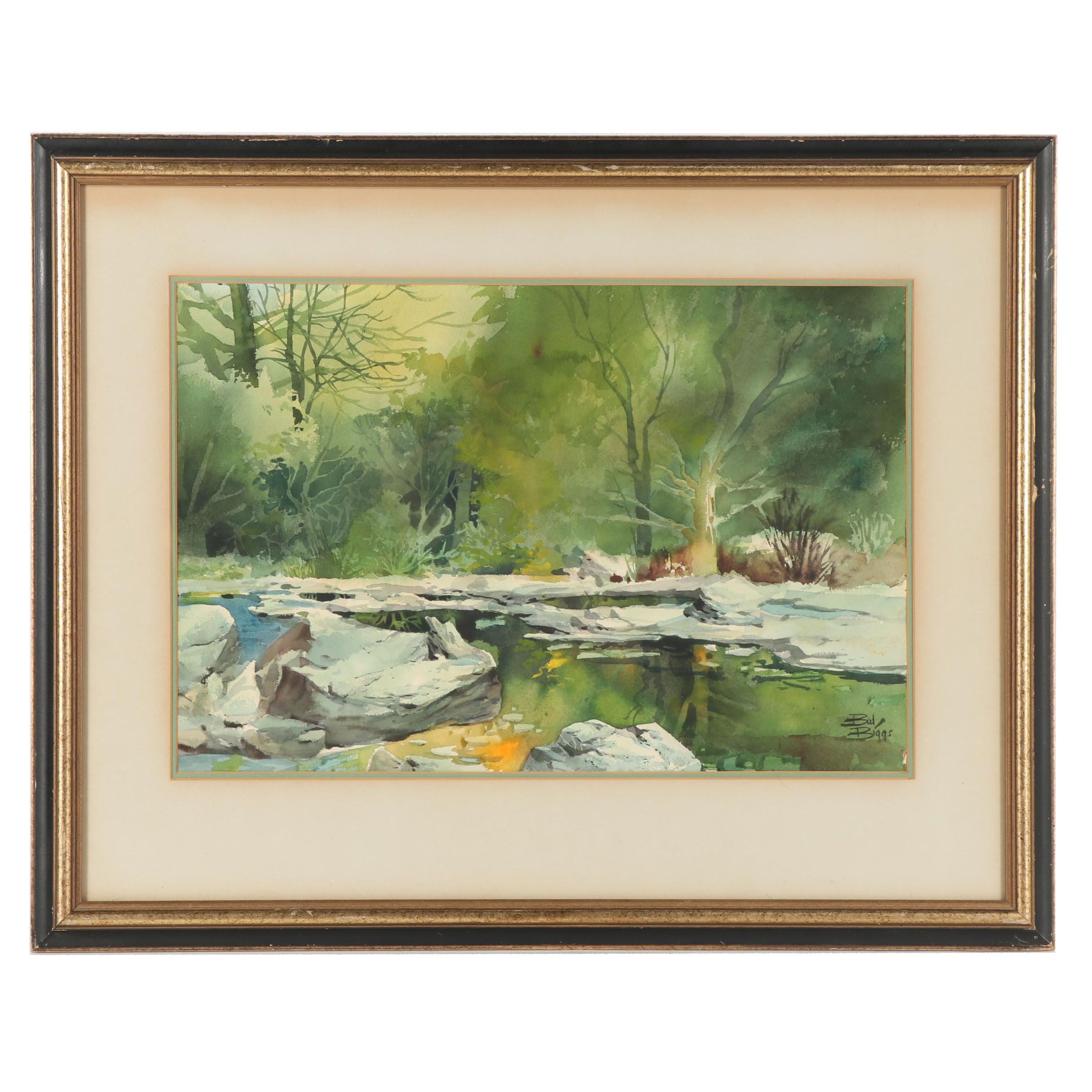 Bud Biggs Watercolor Painting