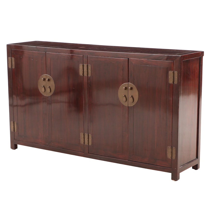 Chinese Elm Credenza, Contemporary