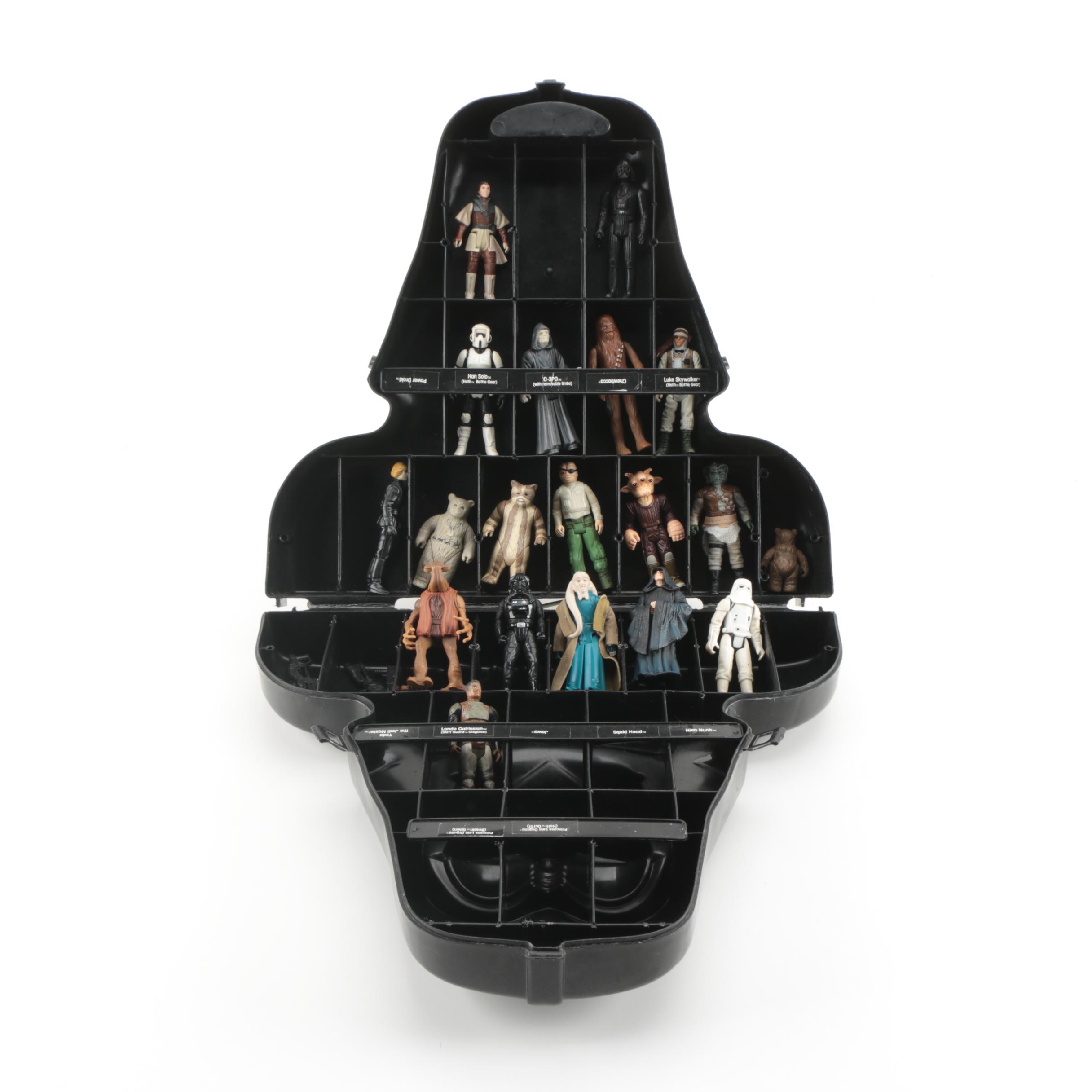 Kenner "Star Wars" Action Figures with Darth Vader Collector Cases