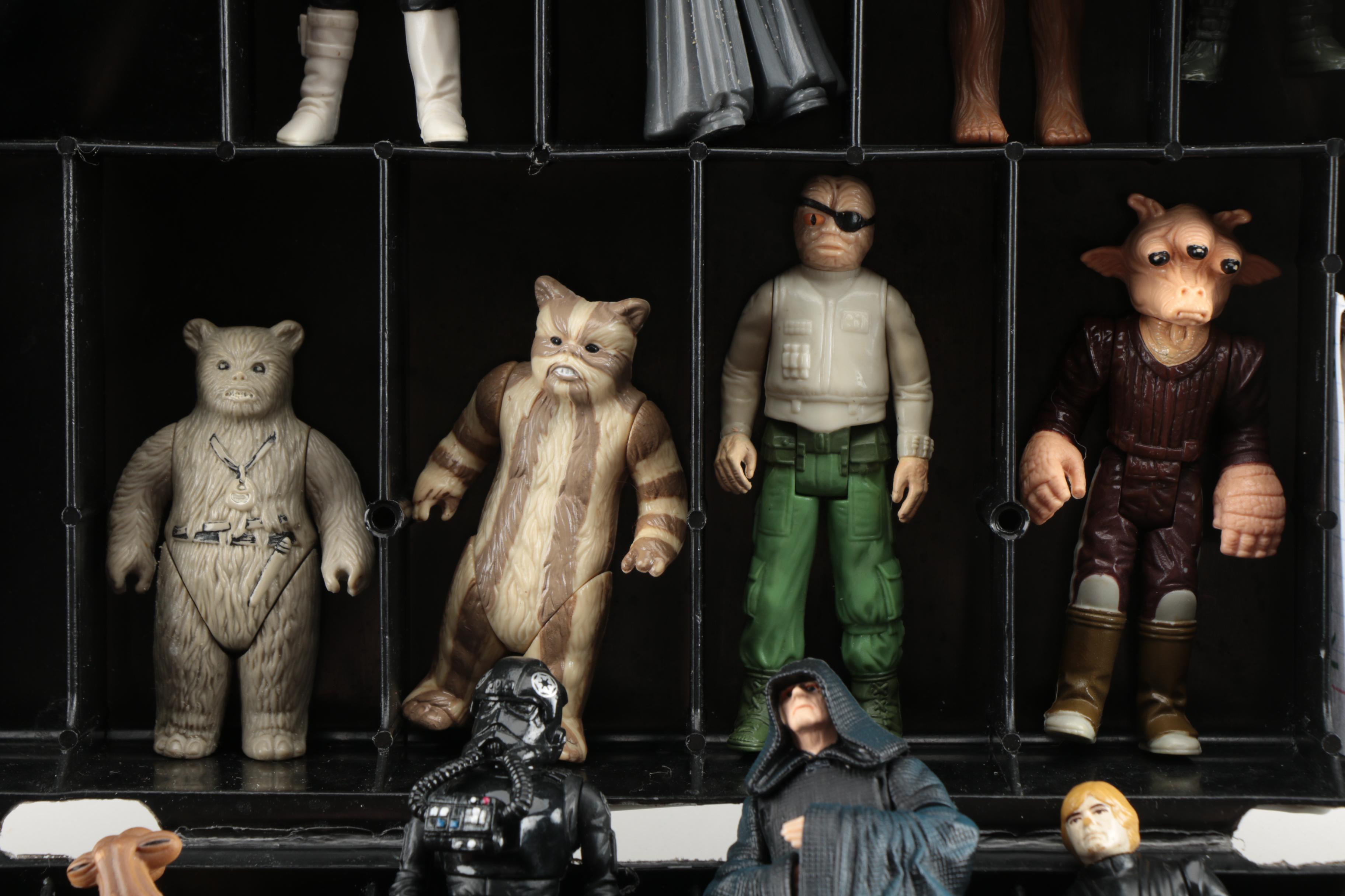 Kenner "Star Wars" Action Figures with Darth Vader Collector Cases