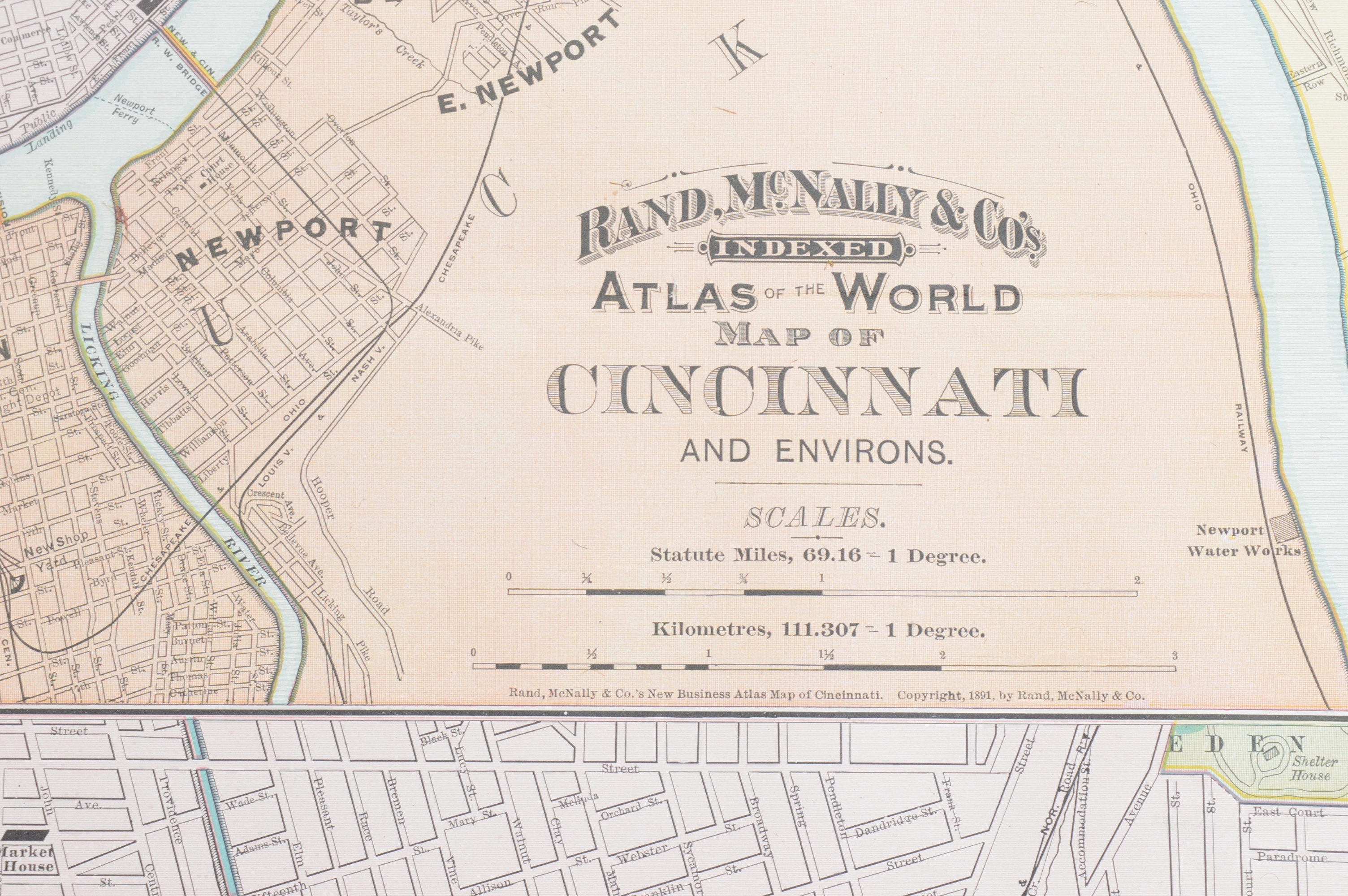 Cincinnati and Delhi Maps