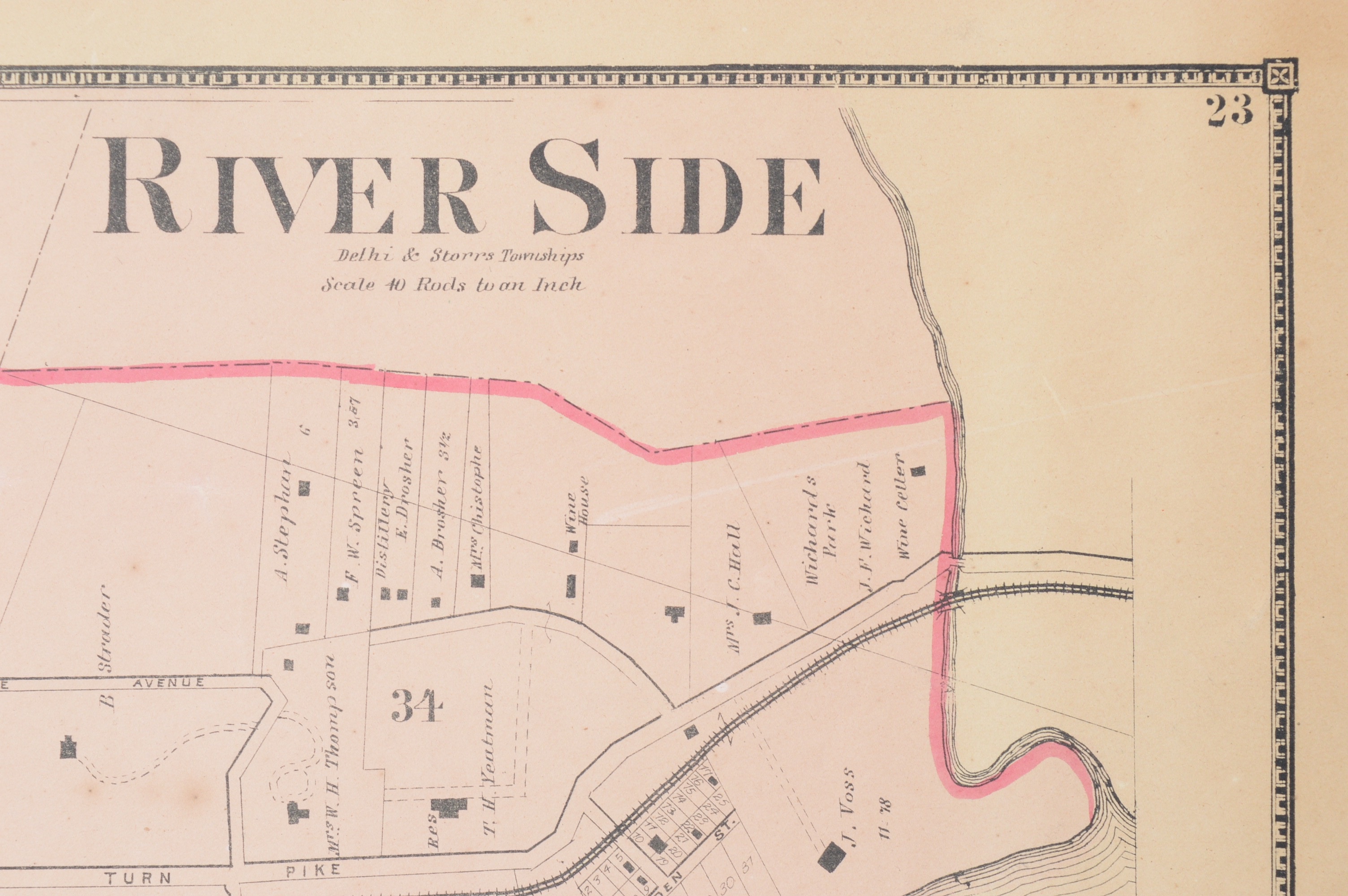 Cincinnati and Delhi Maps