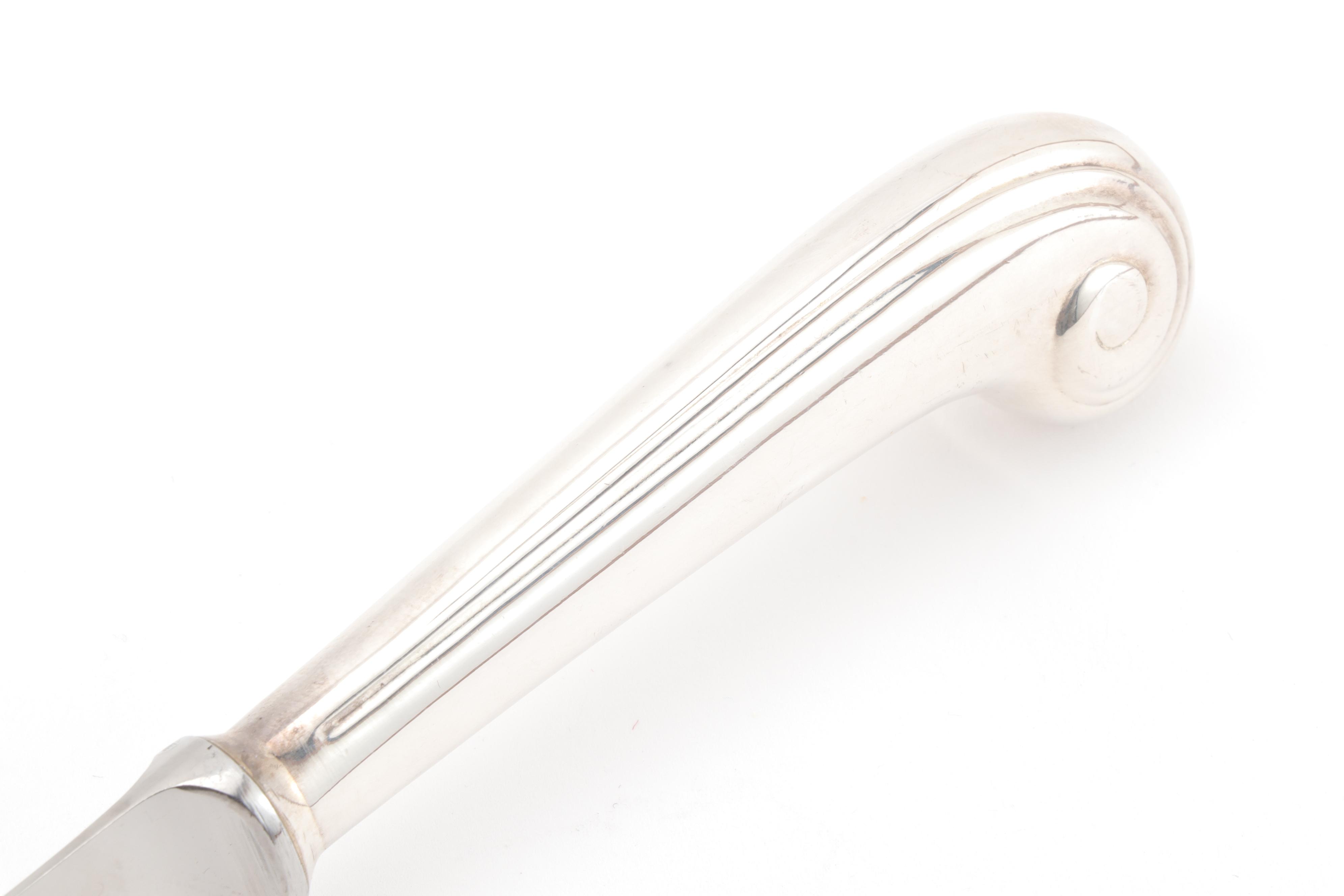 Gentry Steak Knives with Silver Plate Handles