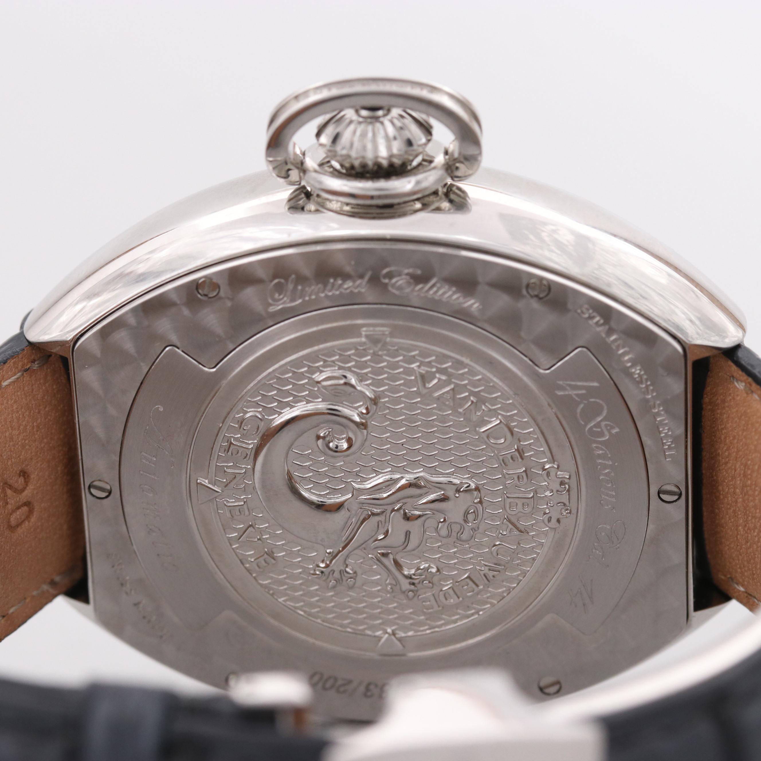 Van Der Bauwede Four Season Limited Edition Stainless Steel Automatic Watch