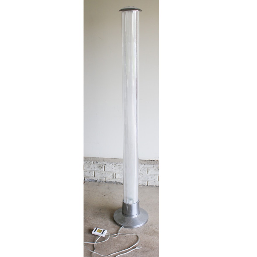 Glass Tube Lamp in the Style of Eileen Gray, Contemporary