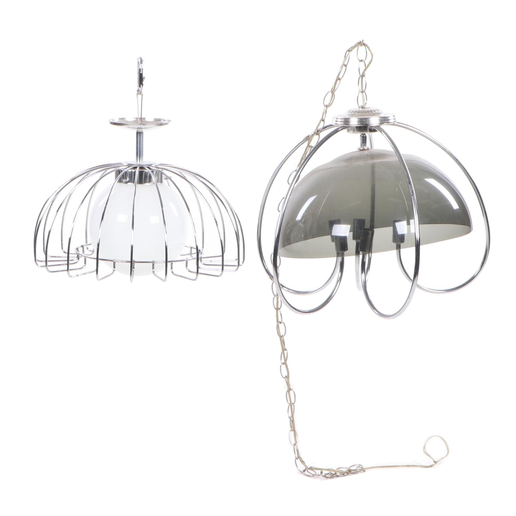 Modern Metal Cage Pendant Light, Contemporary