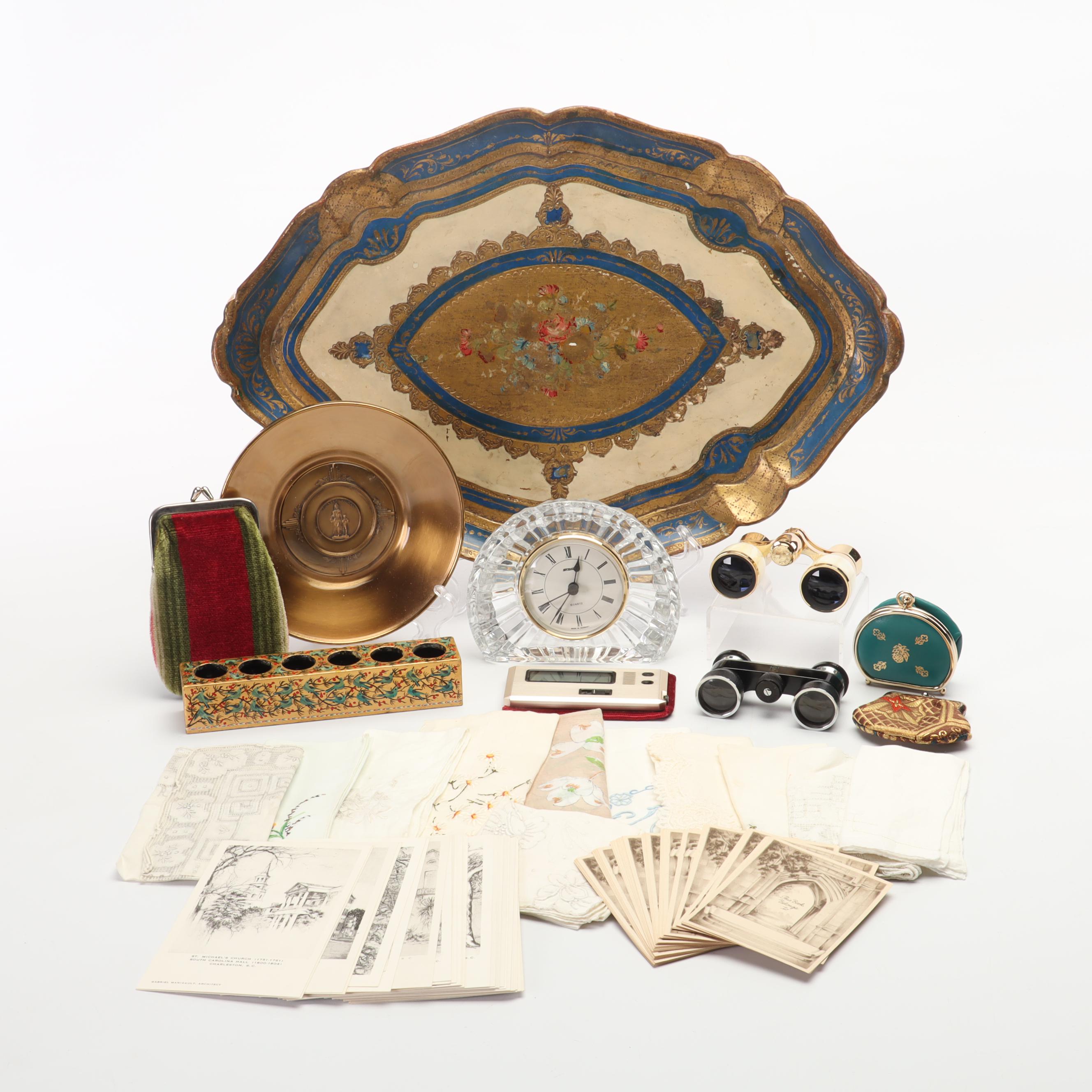 World Traveler Vanity Items and Collectibles with Crystal Staiger Clock