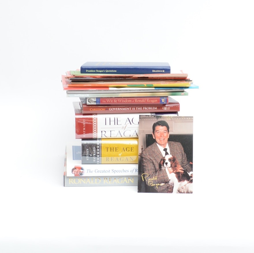 President Ronald Reagan Book Collection and Other Ephemera