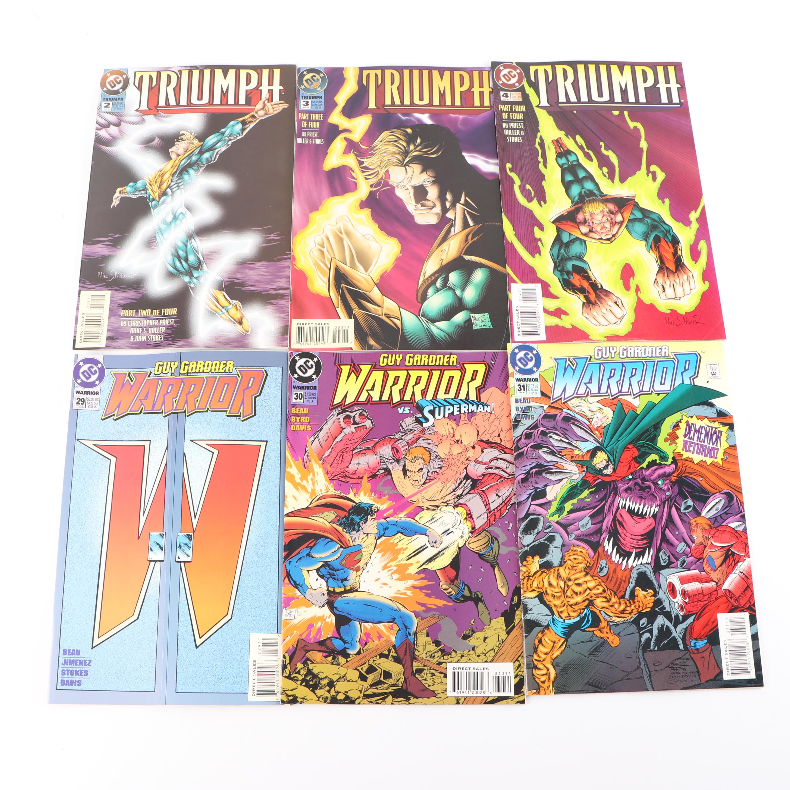 Modern Age DC "Xenobrood, Warrior and more" Comic Books