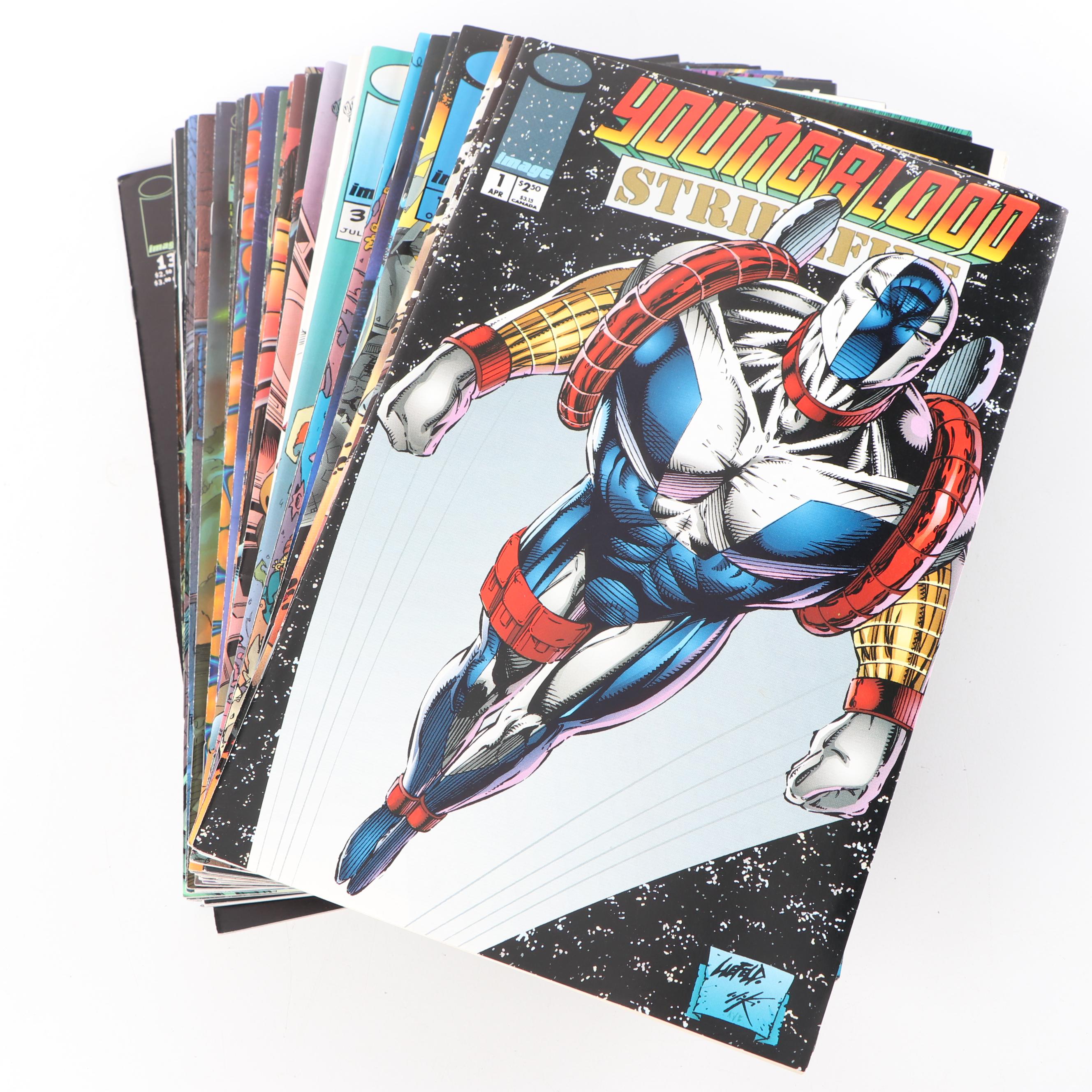 Modern Age Image "Youngblood, Vanguard, and more" Comic Books