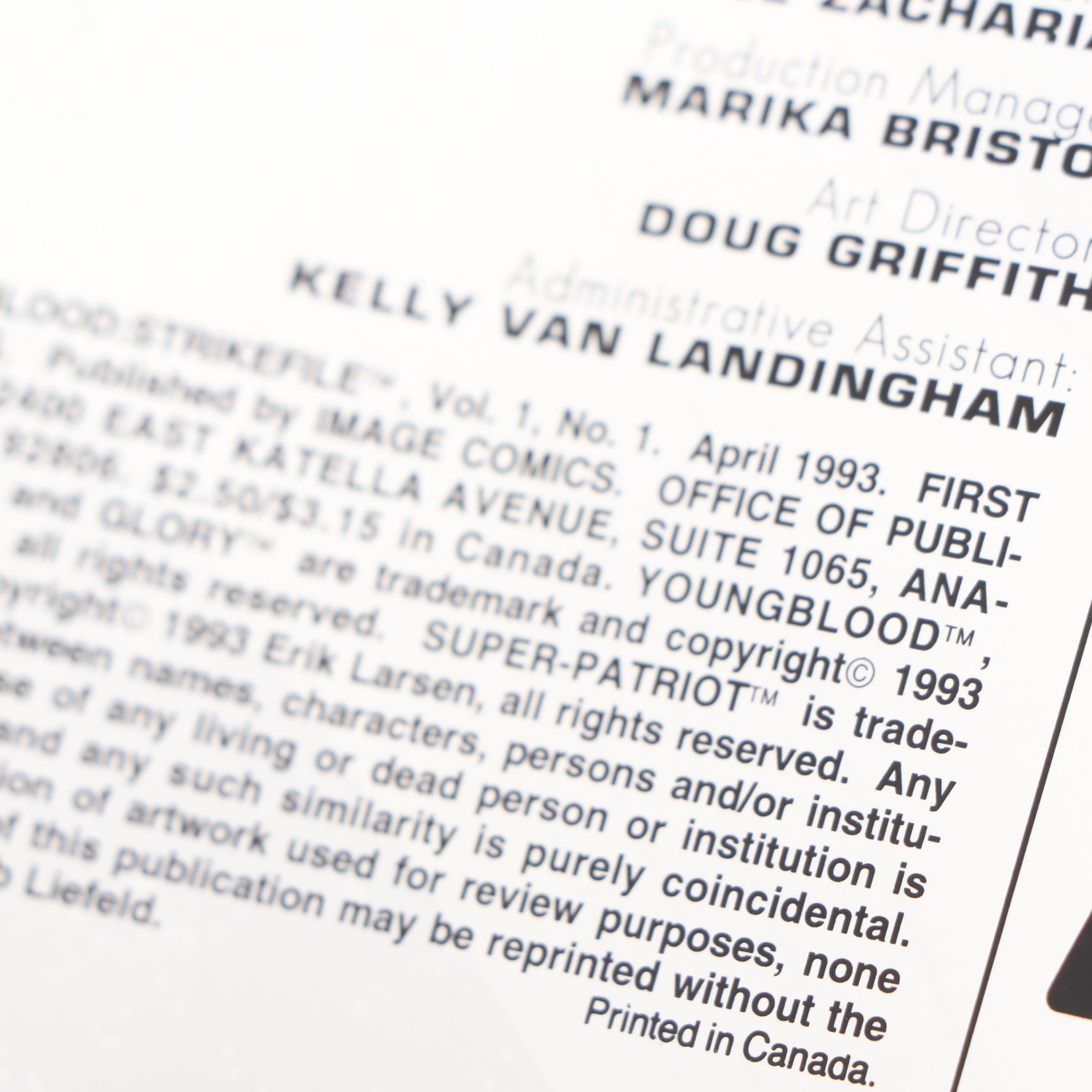 Modern Age Image "Youngblood, Vanguard, and more" Comic Books