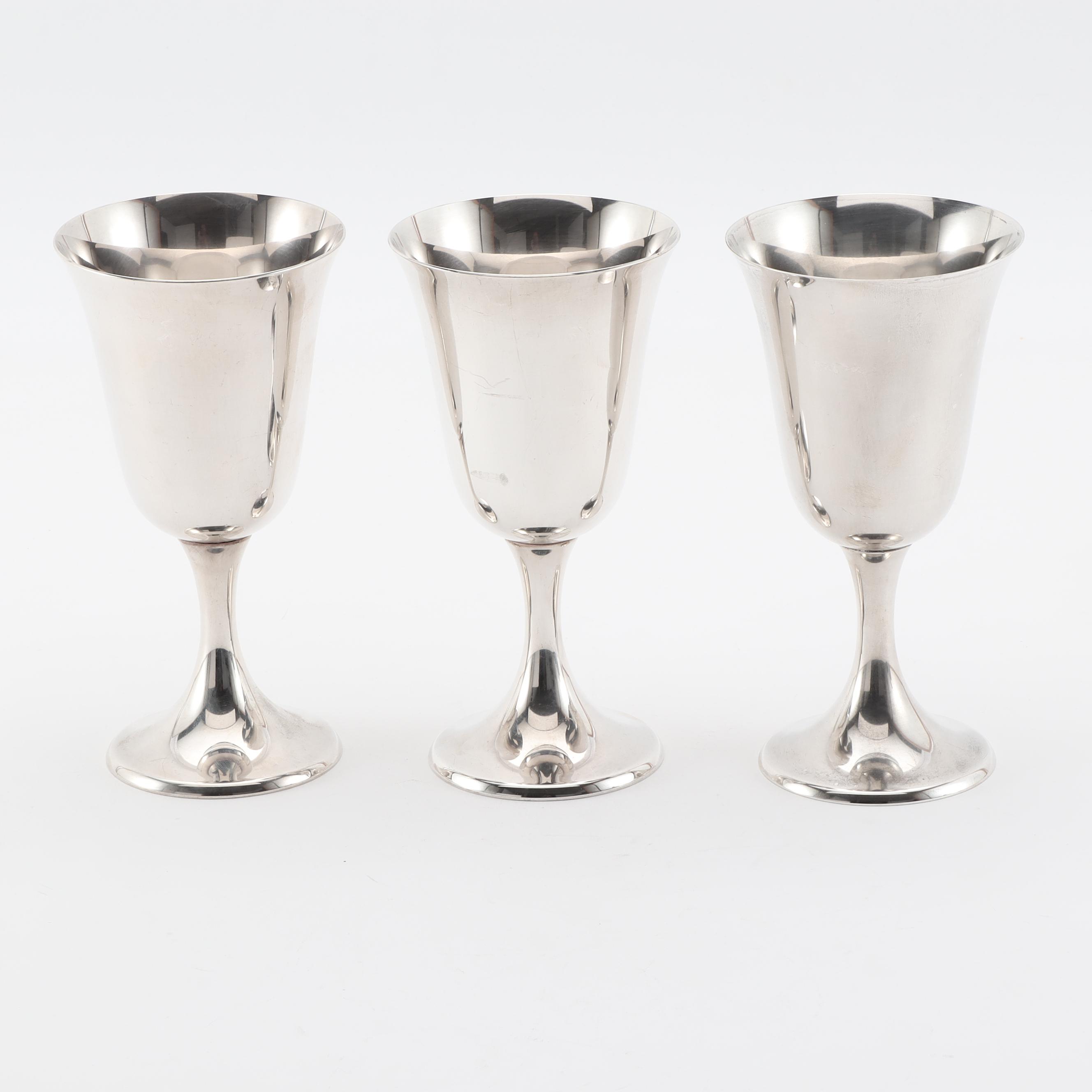 Gorham Sterling Silver Goblets