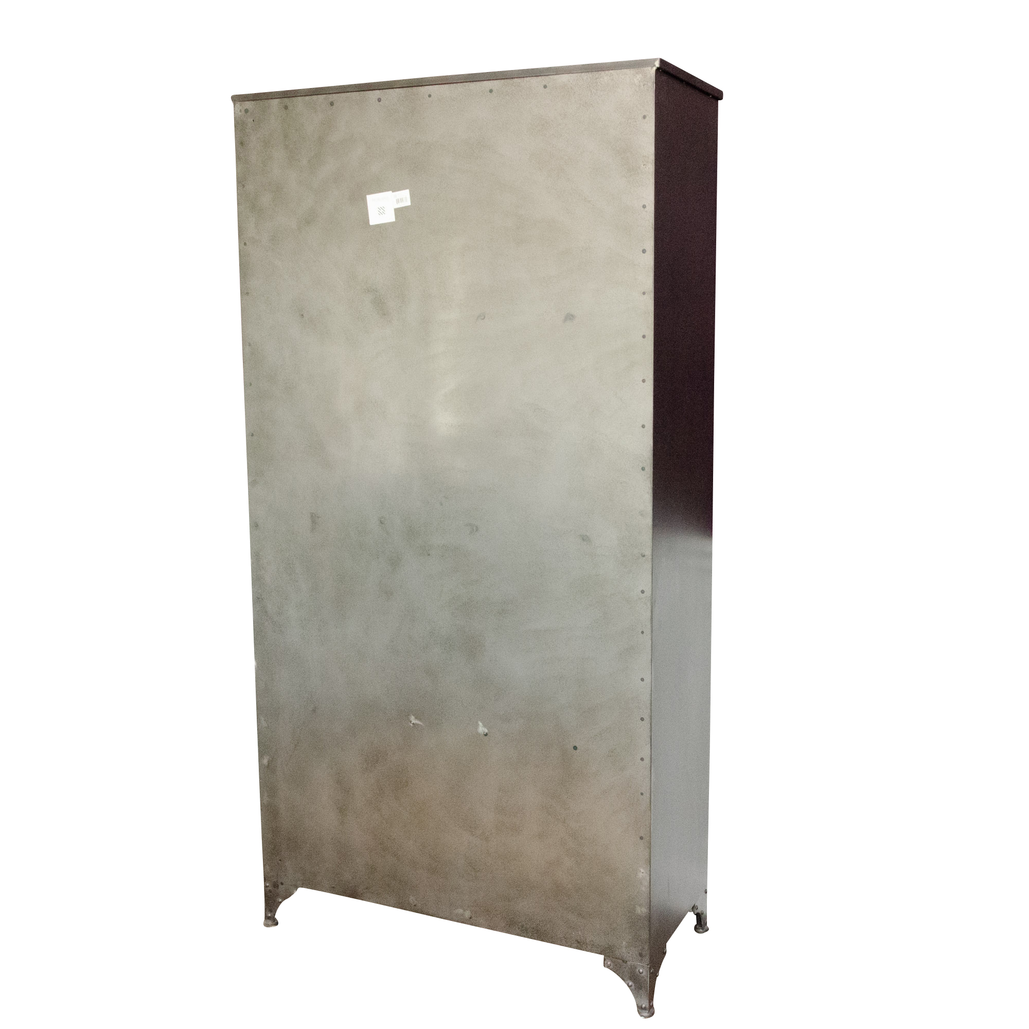 Mercana Metal and Glass Industrial Style Display Cabinets