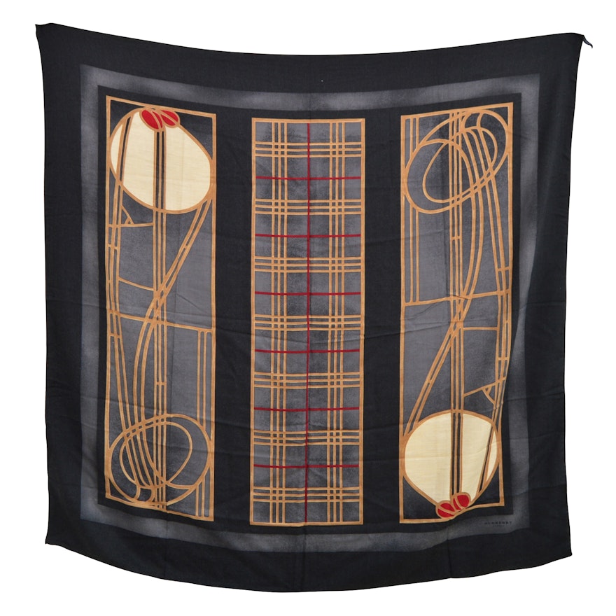 Burberry London Cashmere, Wool, and Silk Blend Scarf