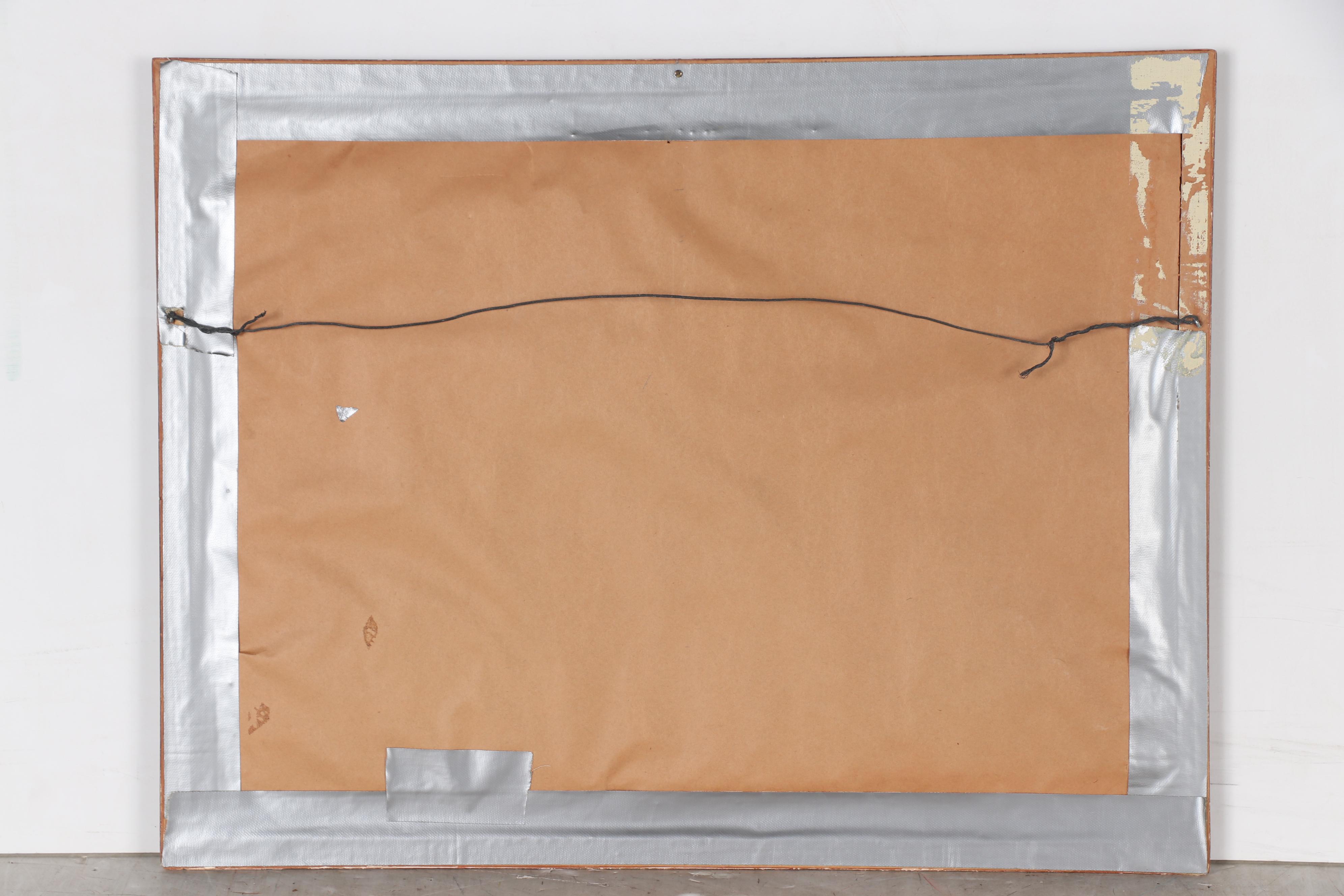 Ronald W. Ekholm Gouache Landscape Painting, 1967