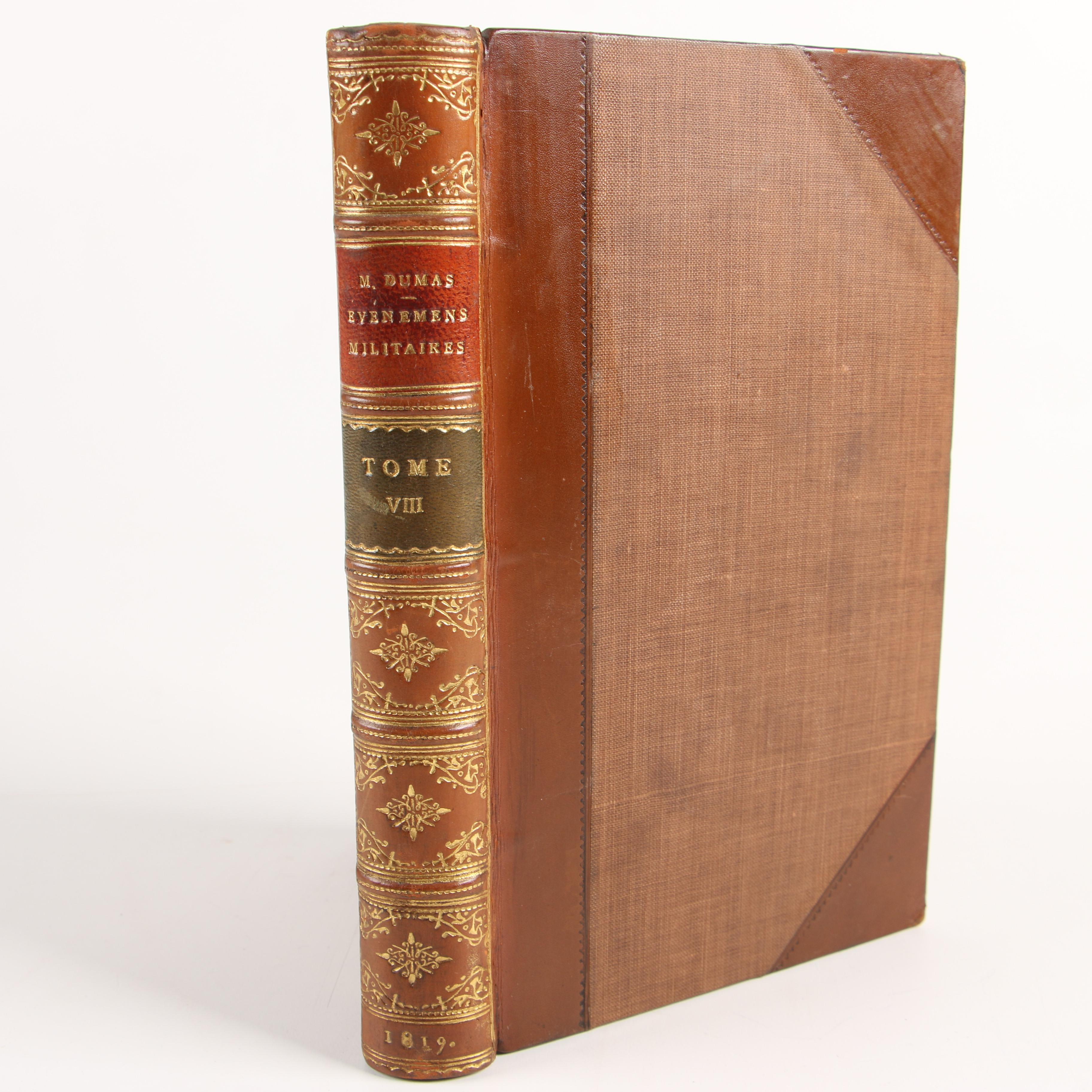 1817 "Précis des événemens militaires" by Guillaume-Mathieu Dumas