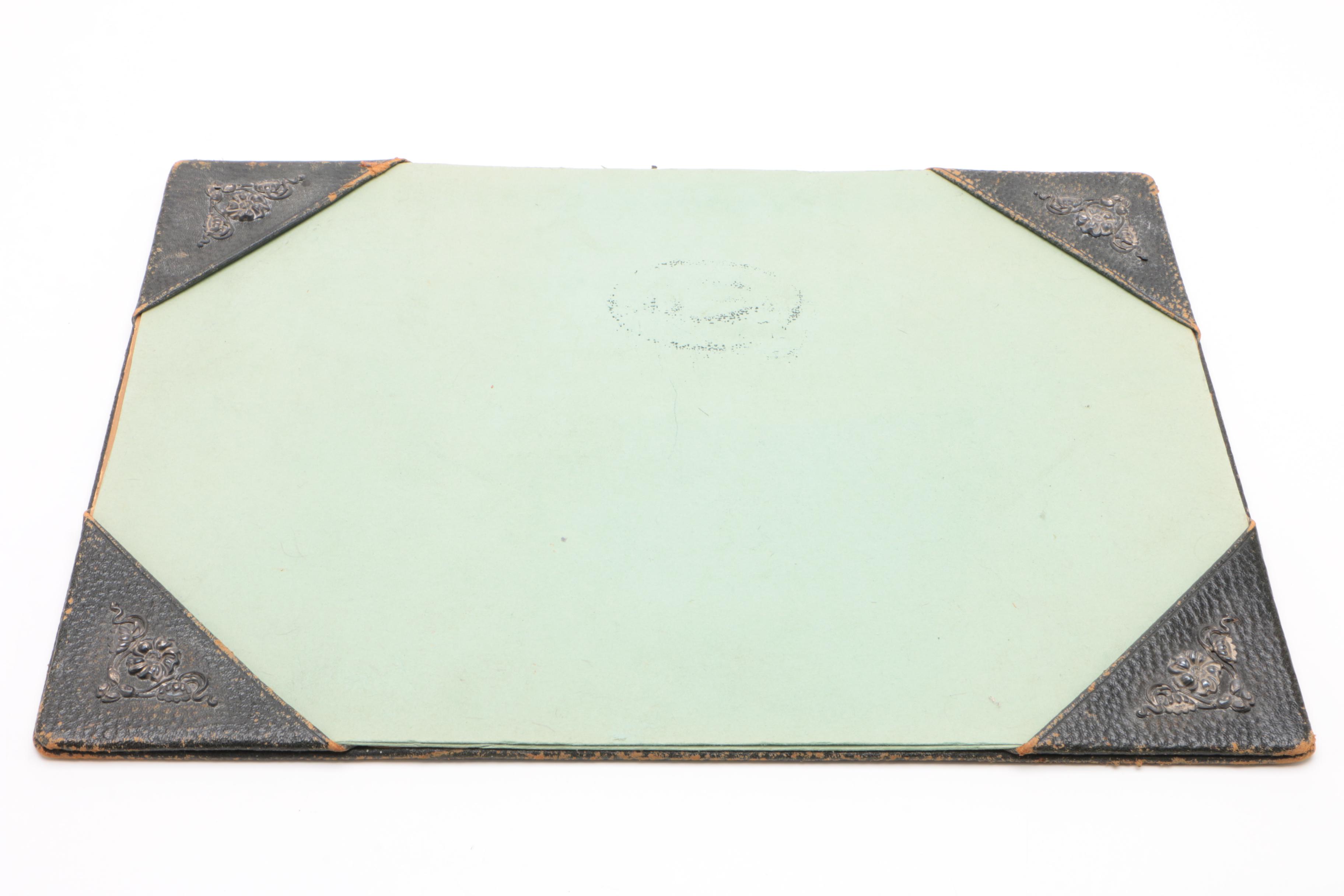 Parker Rosewood and Aluminum Fountain Pen Desk Set and More, Vintage