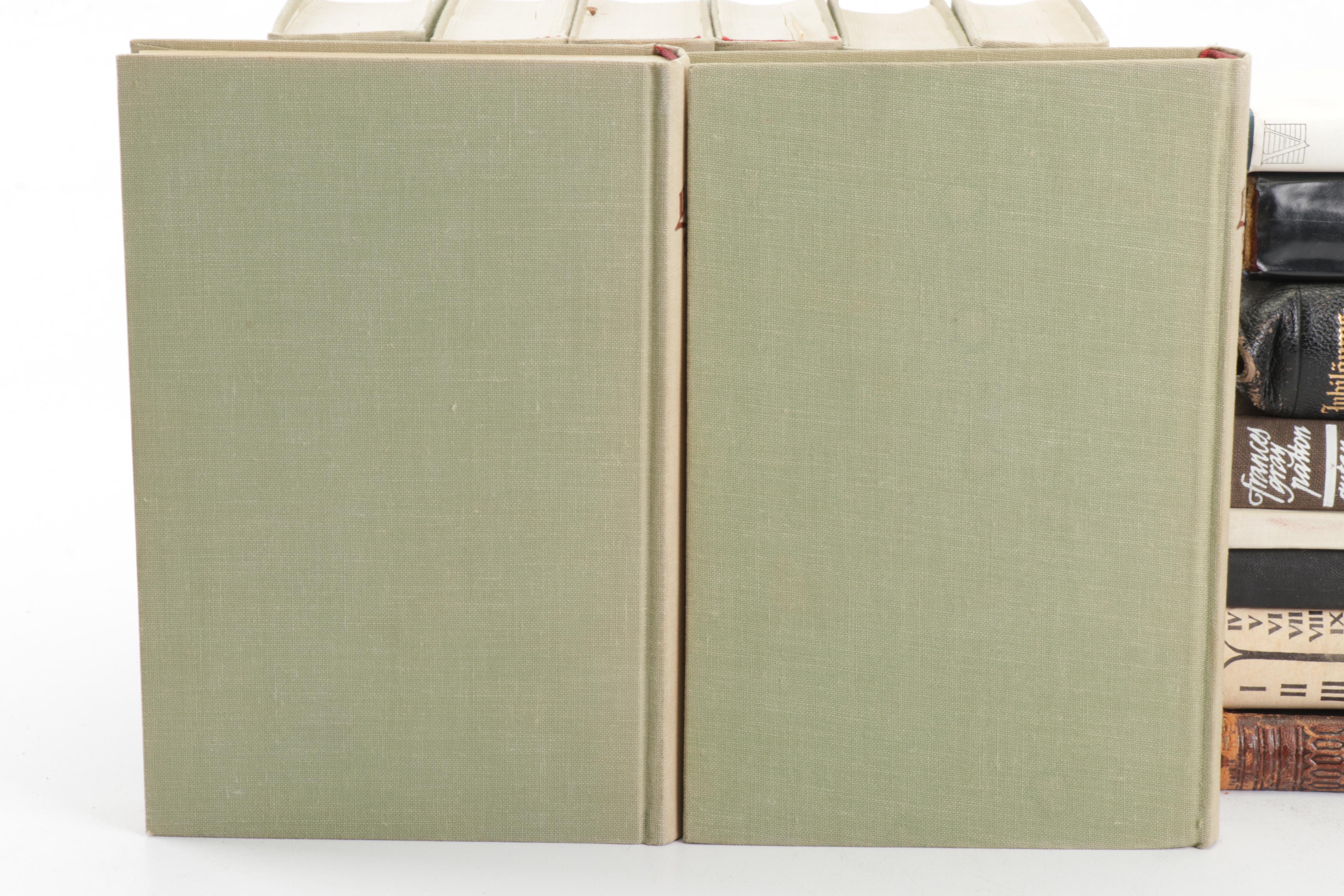 "Luthers Werke" Eight Volume Set and Other Vintage German Religious Books