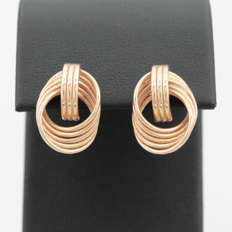 14K Yellow Gold Earrings