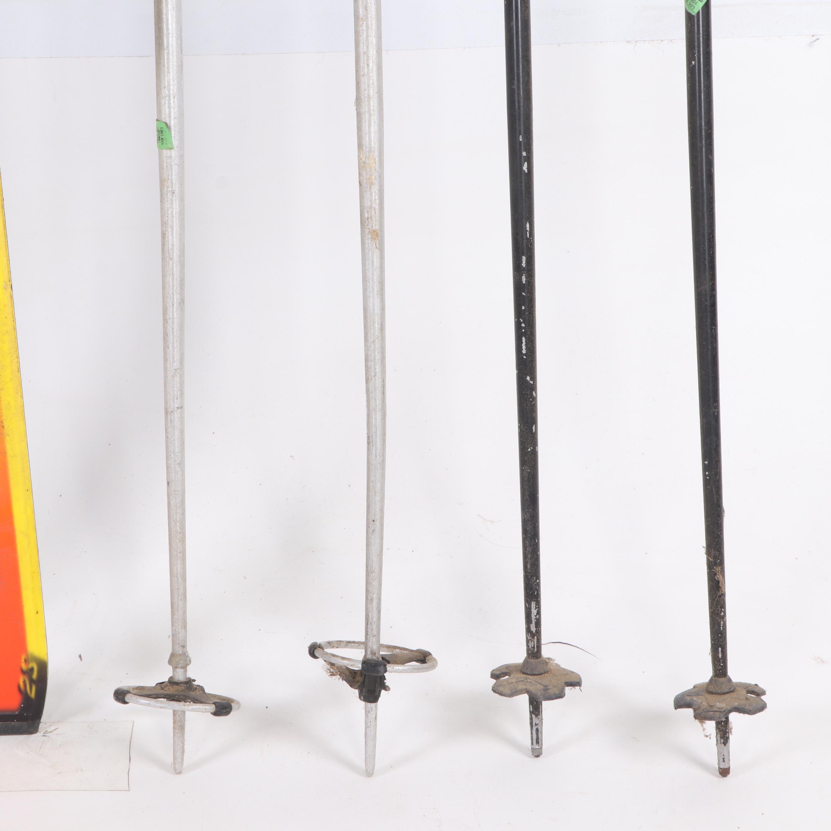 Salomon 8000 and Head Comp SL Skis with Poles