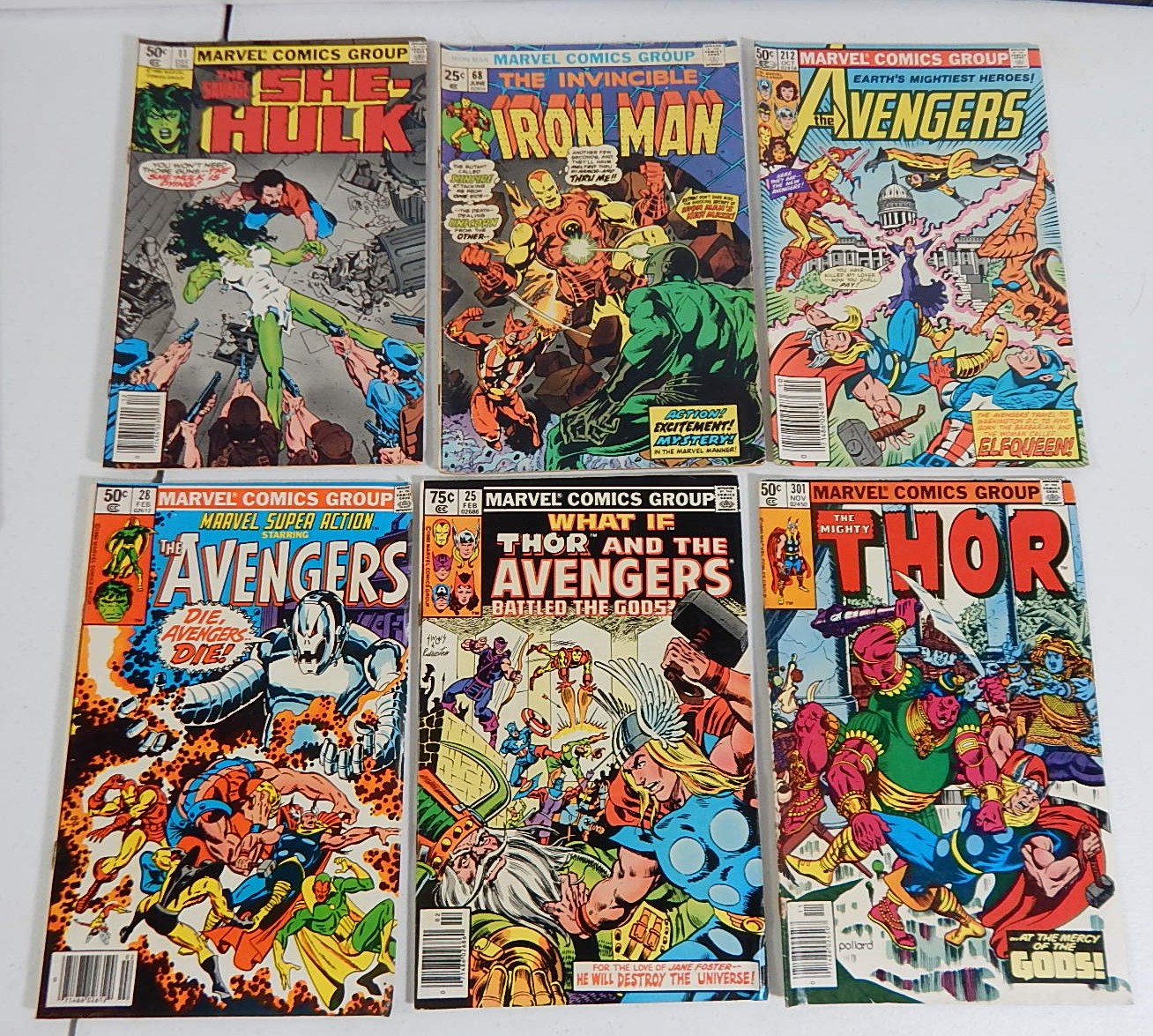 1970s/1980s Marvel Comics with "Avengers", "Micronauts", "The New Mutants", More