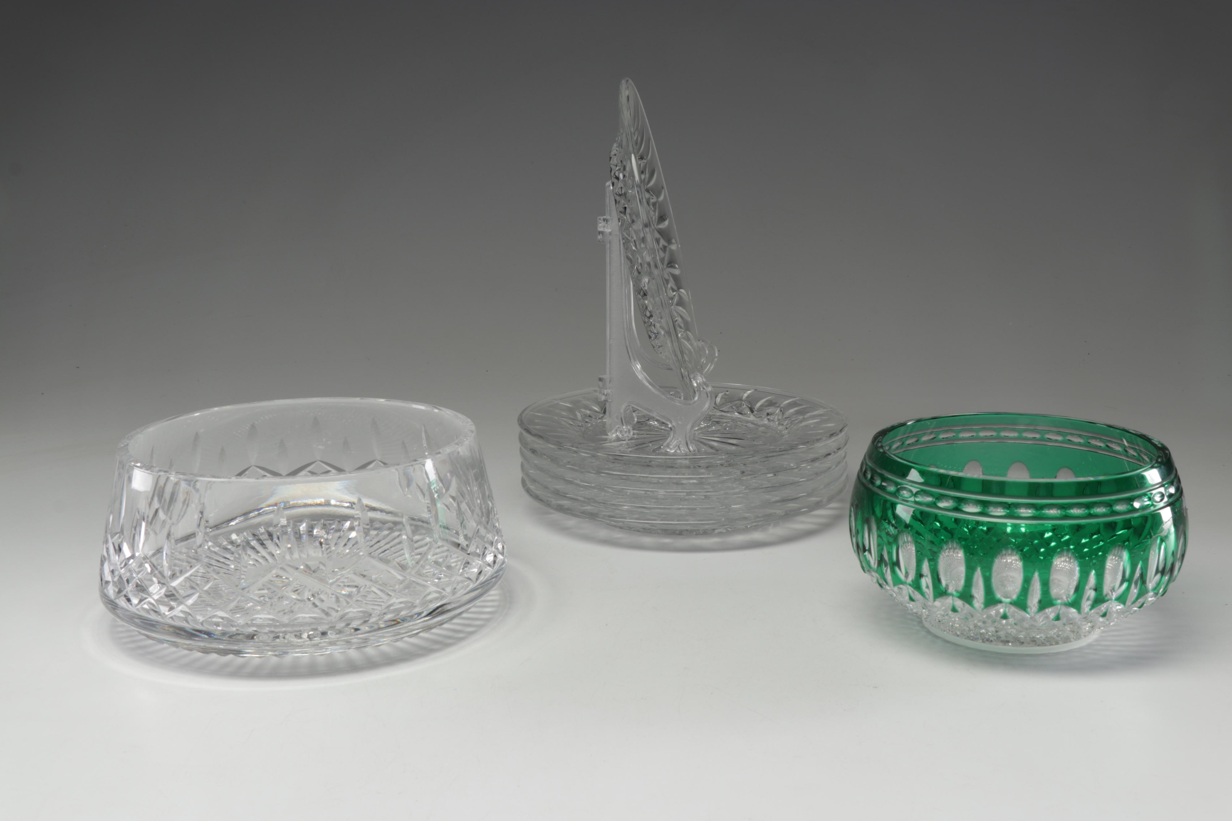 Waterford Crystal Plates and Decorative Bowls