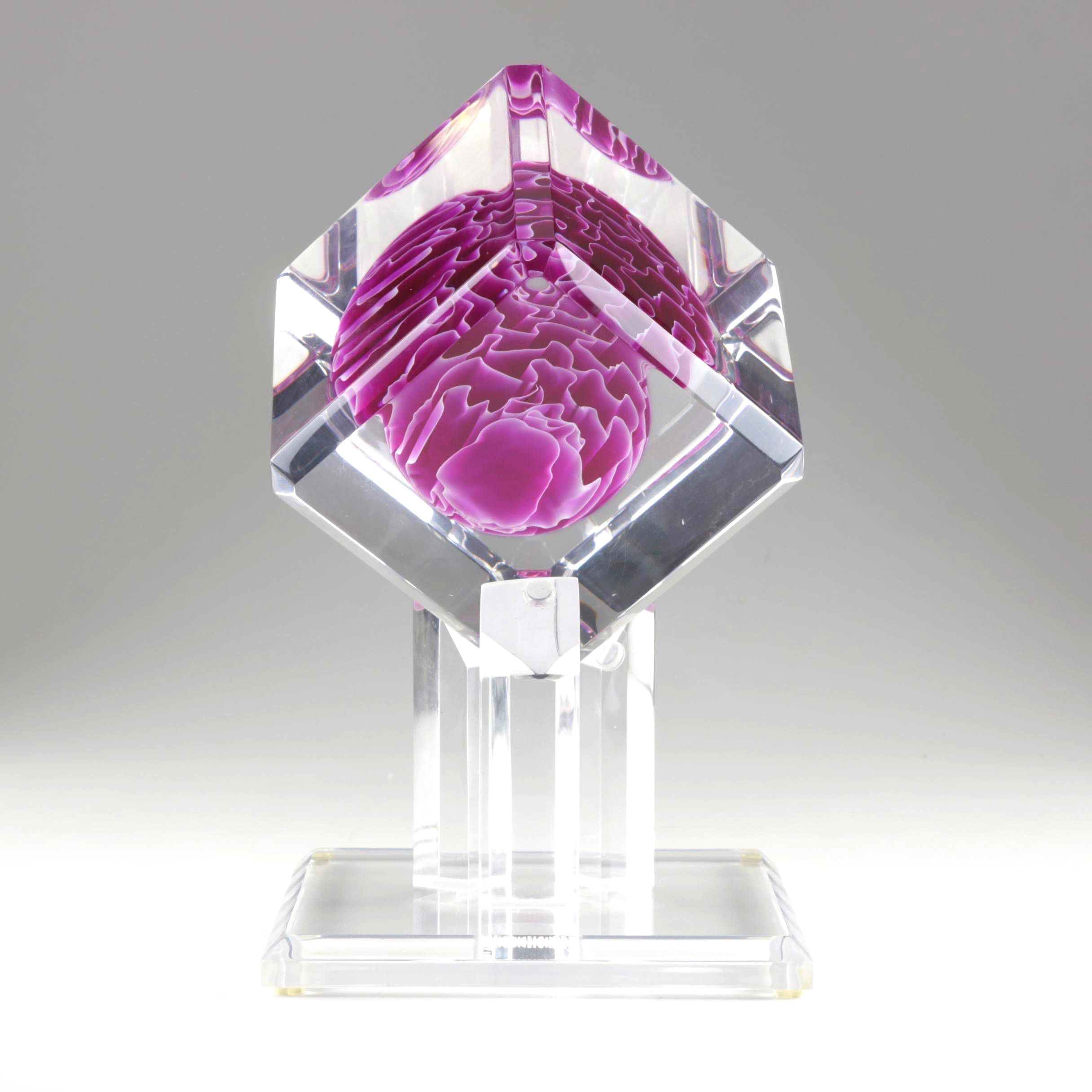 Shlomi Haziza Abstract Lucite Sculpture