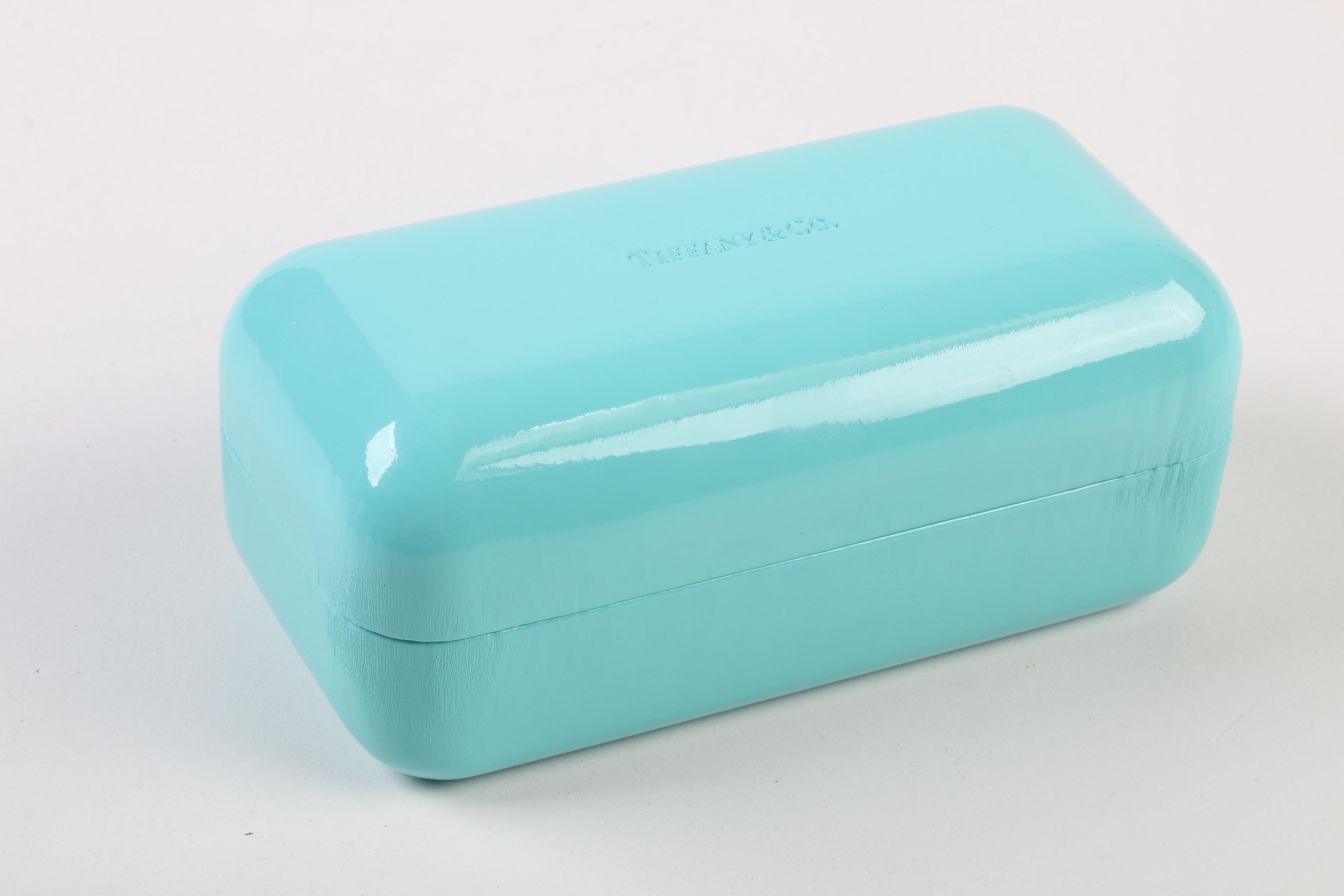 Tiffany & Co. 4084-G Havana Sunglasses with Sterling Silver Accents