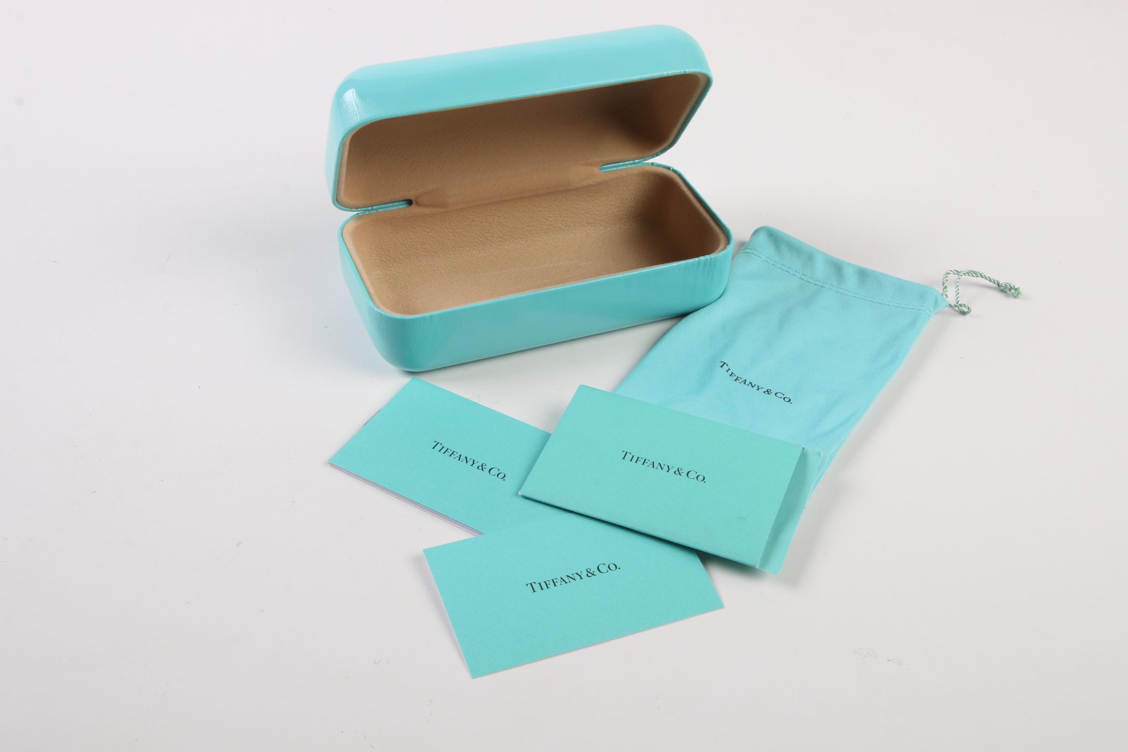 Tiffany & Co. 4084-G Havana Sunglasses with Sterling Silver Accents