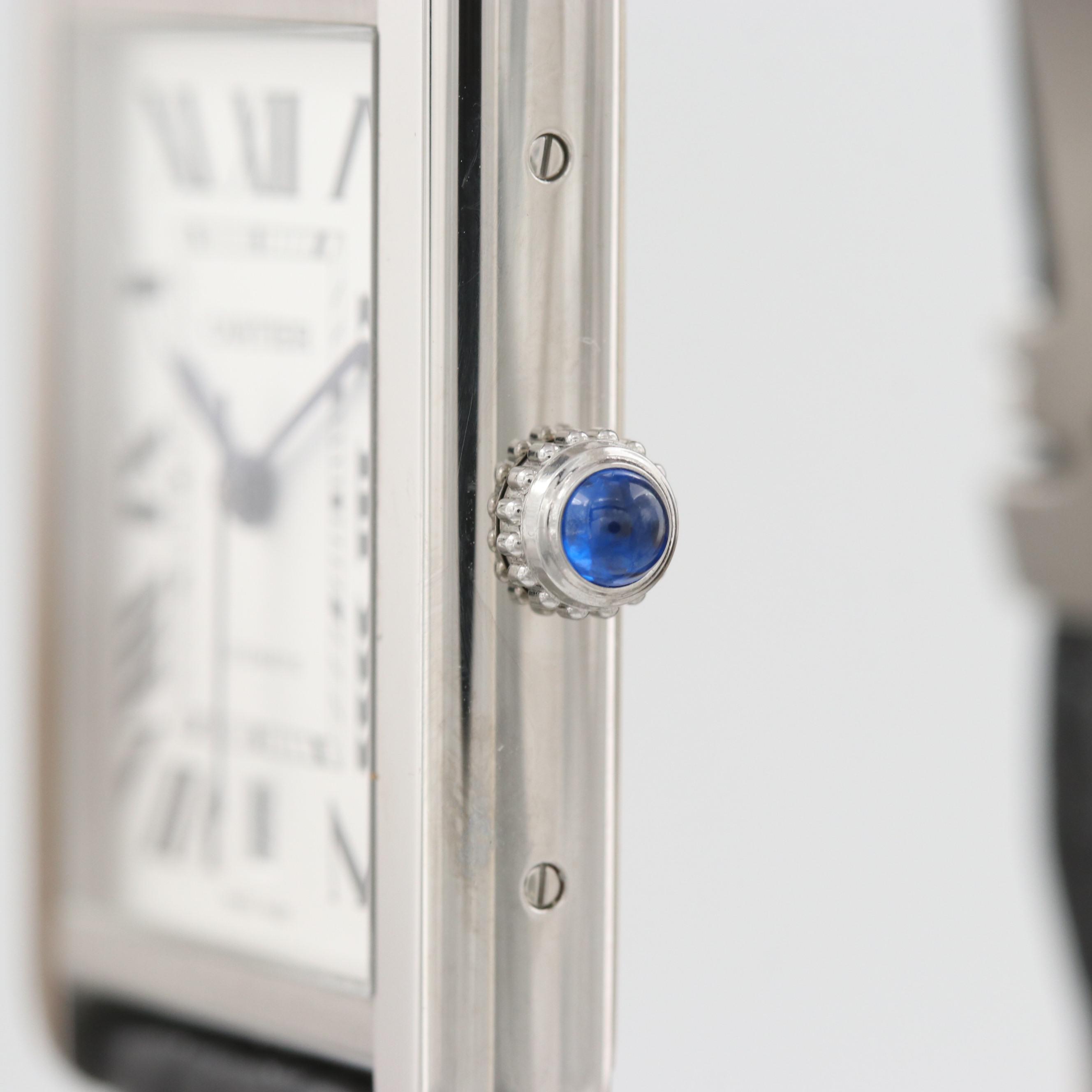 Cartier Tank Solo XL Stainless Steel Automatic Watch, Circa 2014