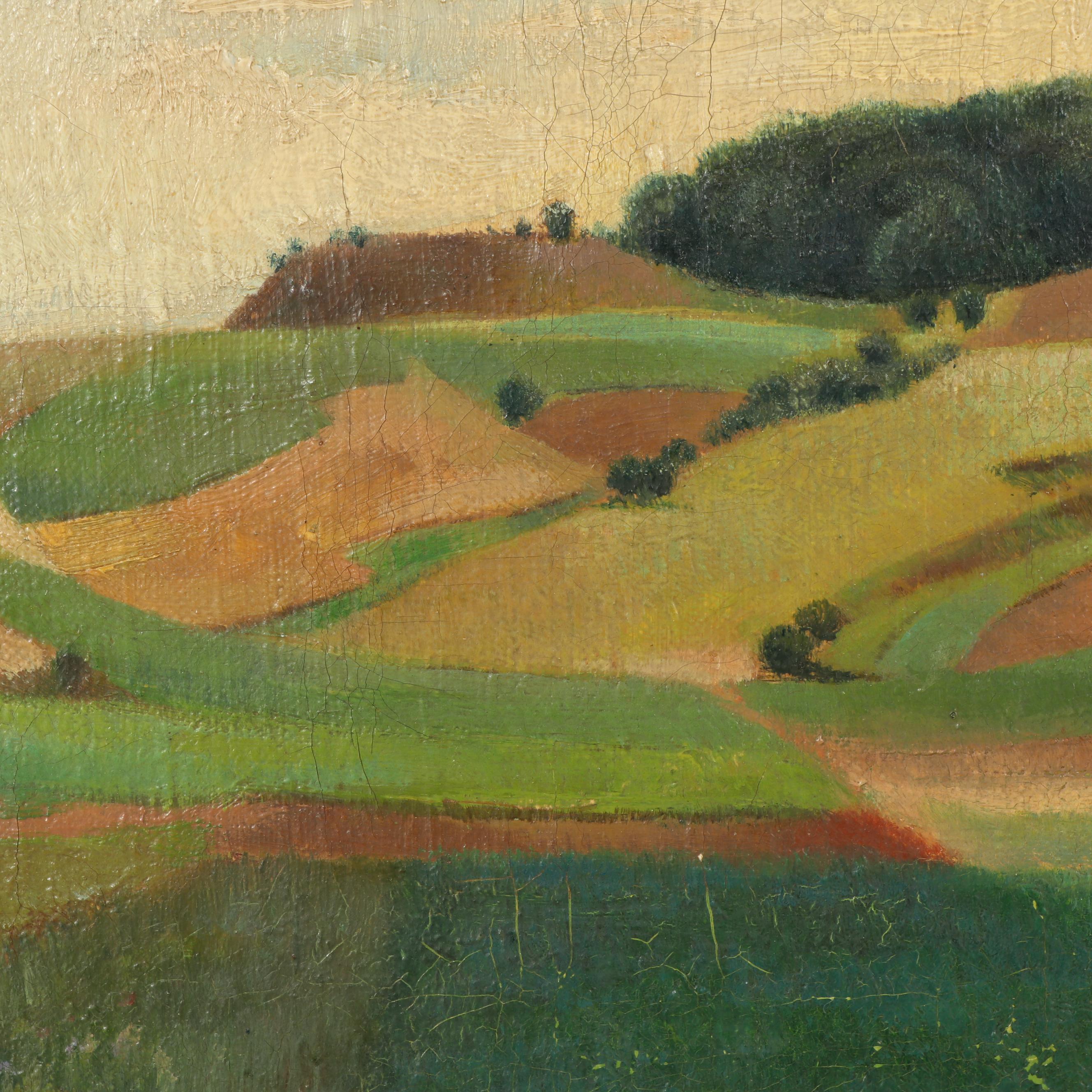 Richter Landscape Oil Painting