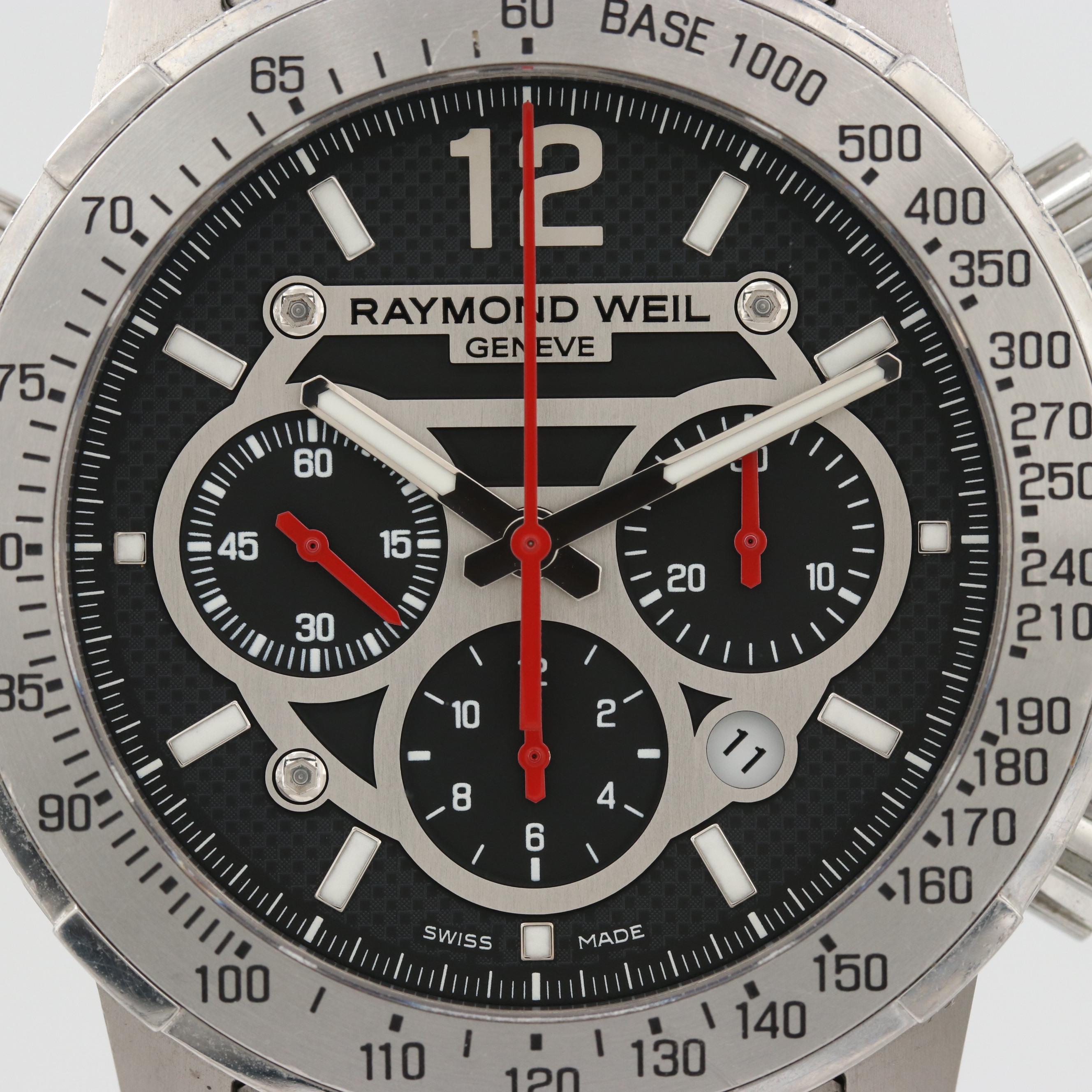 Raymond Weil Nabucco Titanium and Stainless Steel Chronograph Watch