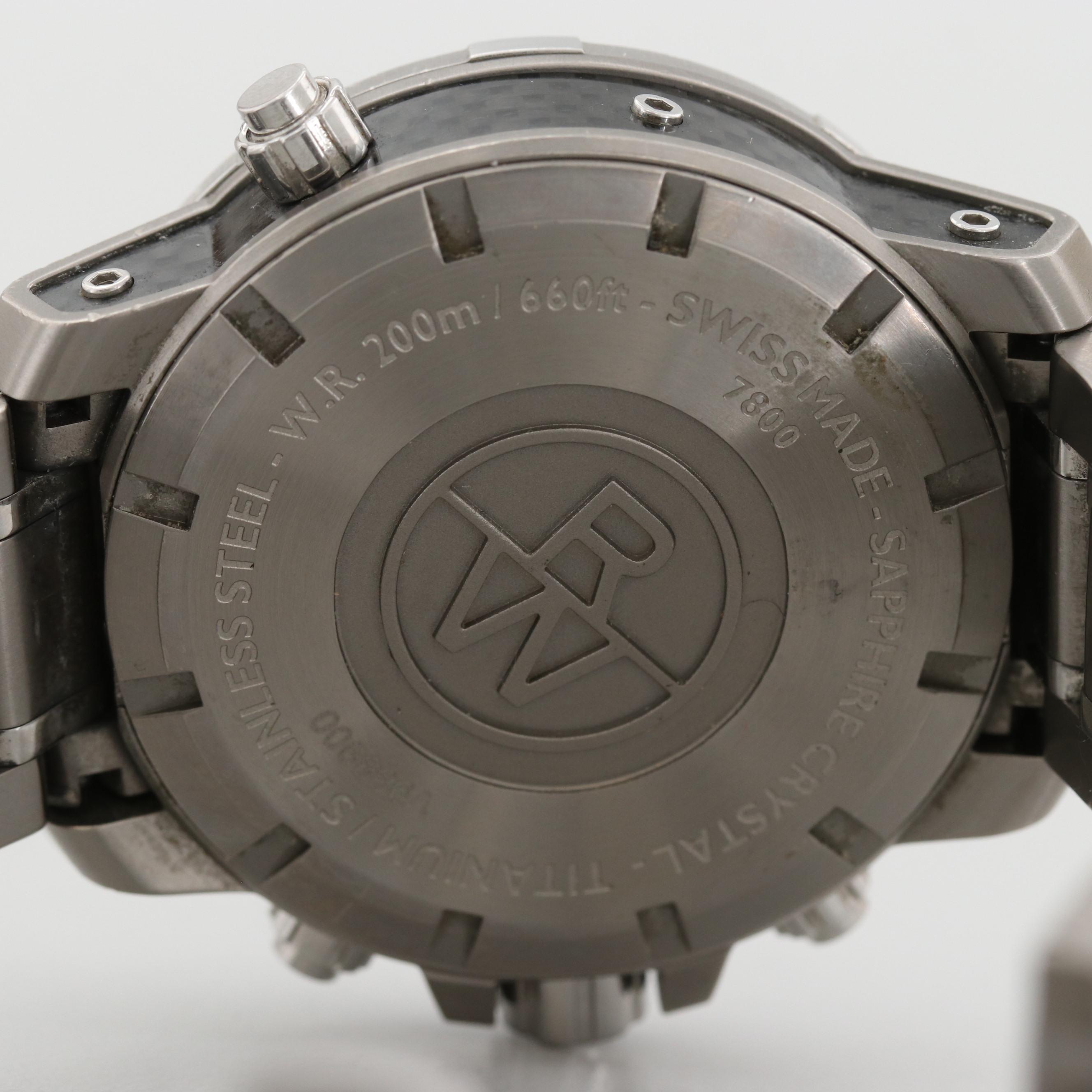 Raymond Weil Nabucco Titanium and Stainless Steel Chronograph Watch