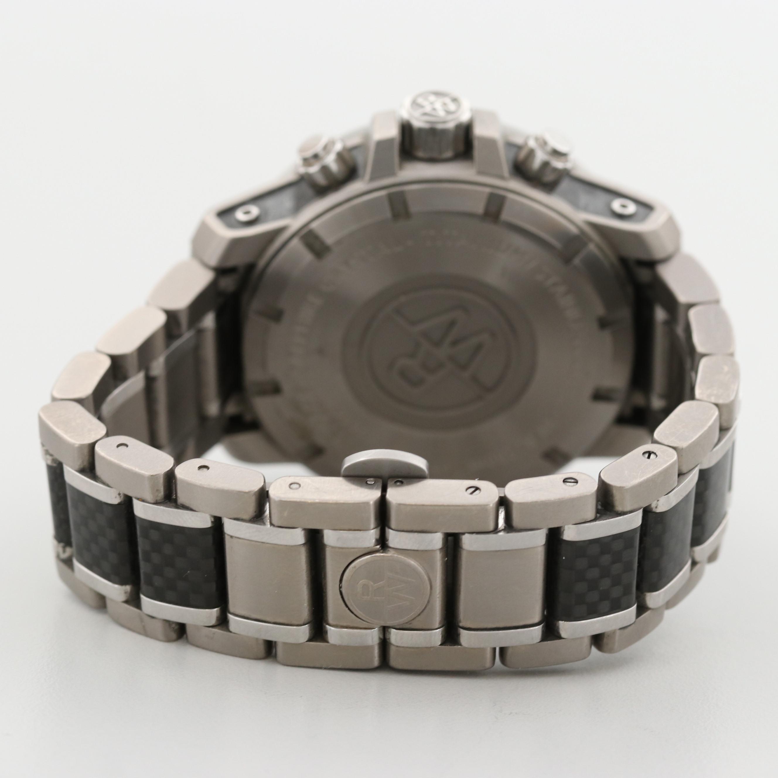 Raymond Weil Nabucco Titanium and Stainless Steel Chronograph Watch