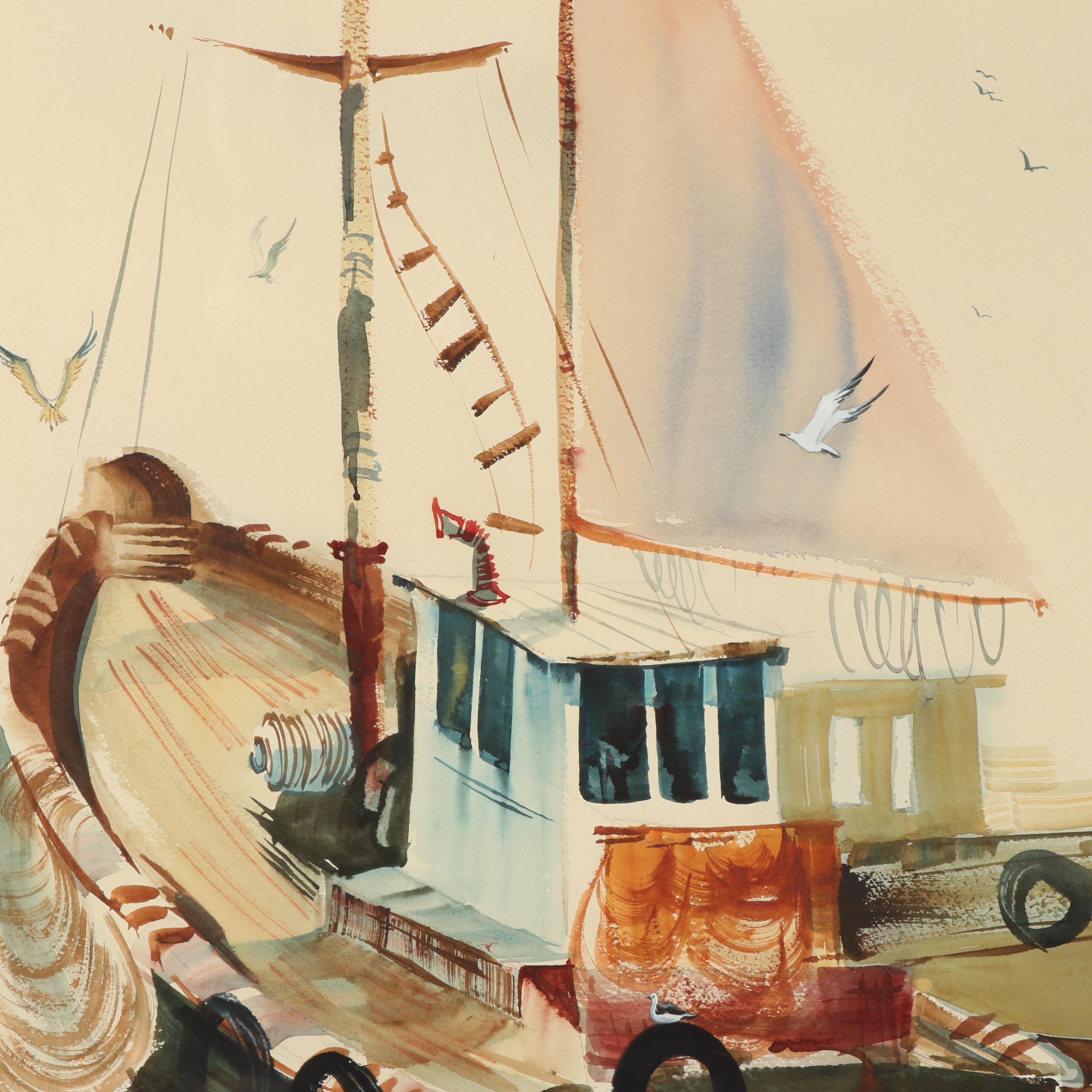 Bruce Brownen Watercolor Painting