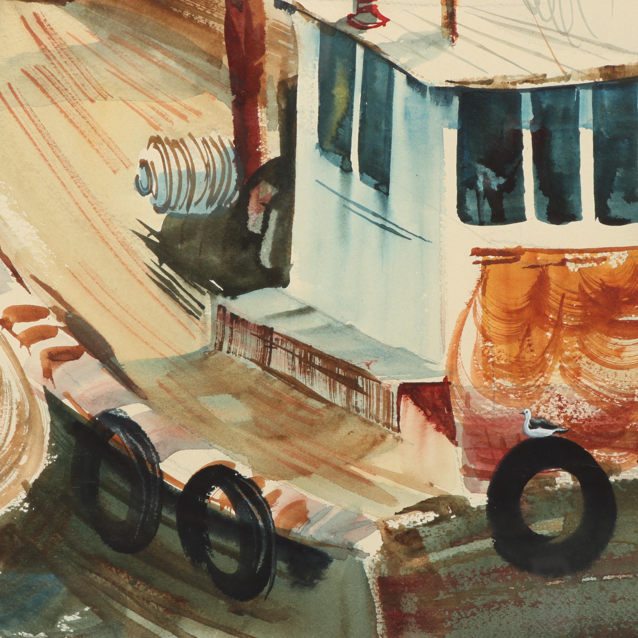 Bruce Brownen Watercolor Painting