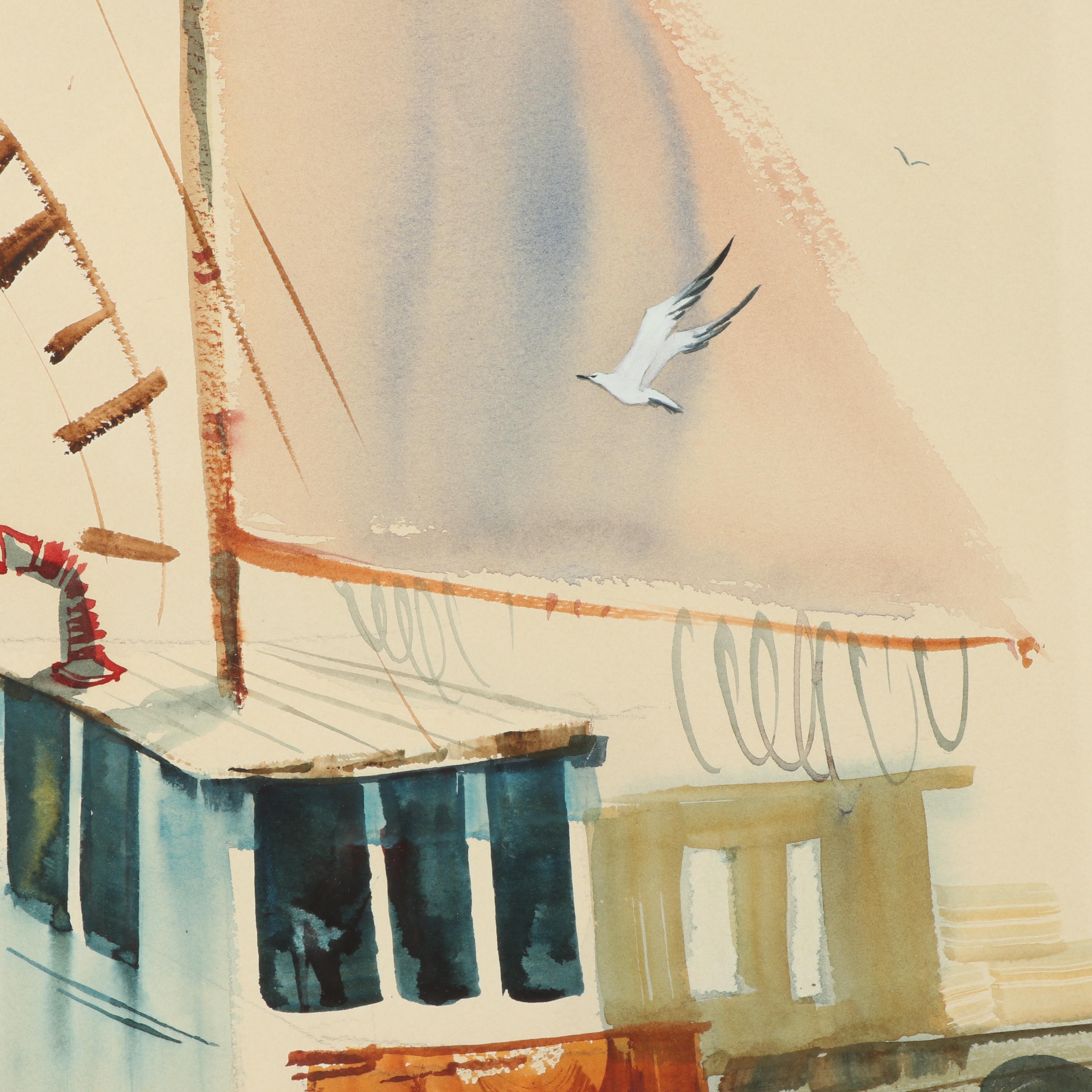 Bruce Brownen Watercolor Painting