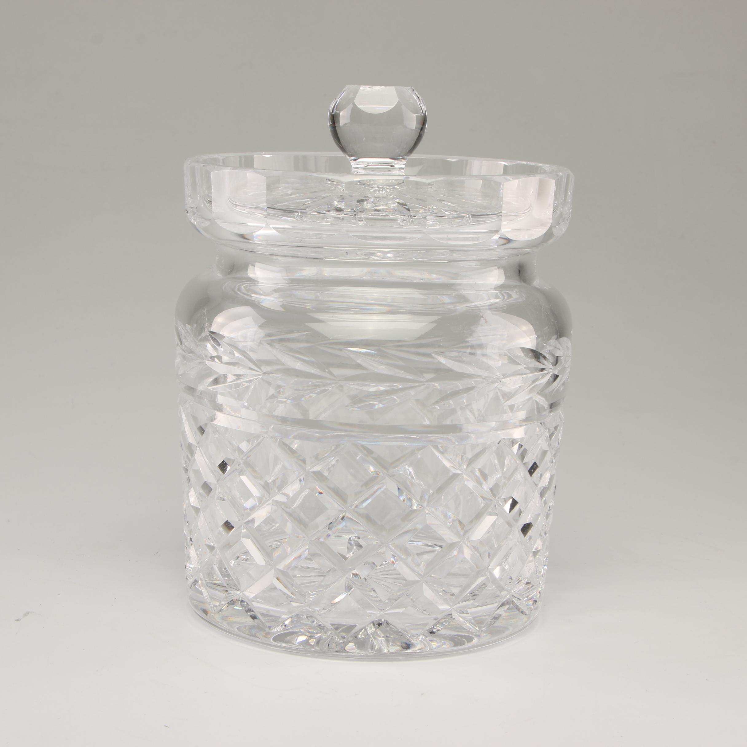 Vintage Waterford Crystal Lidded Jars