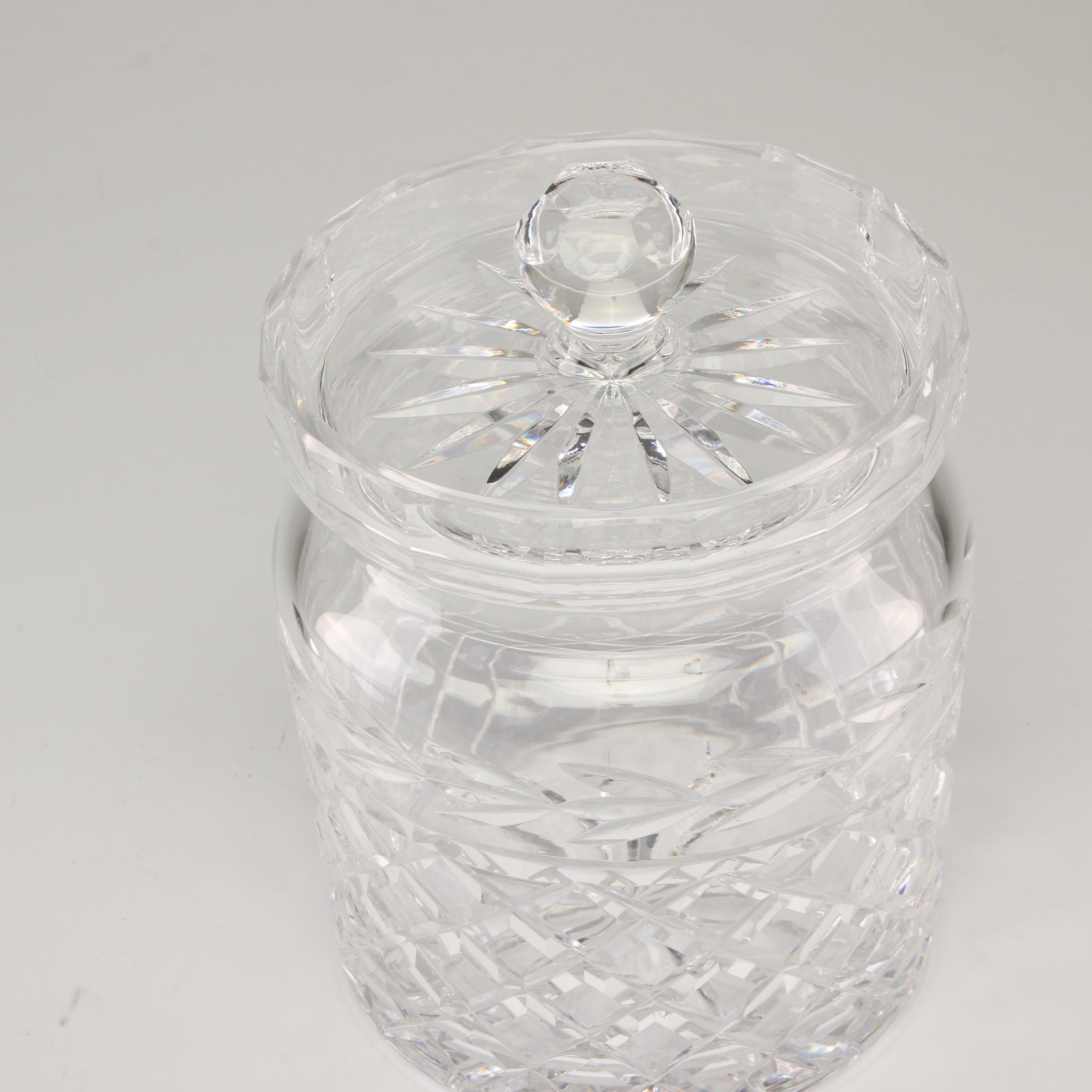 Vintage Waterford Crystal Lidded Jars
