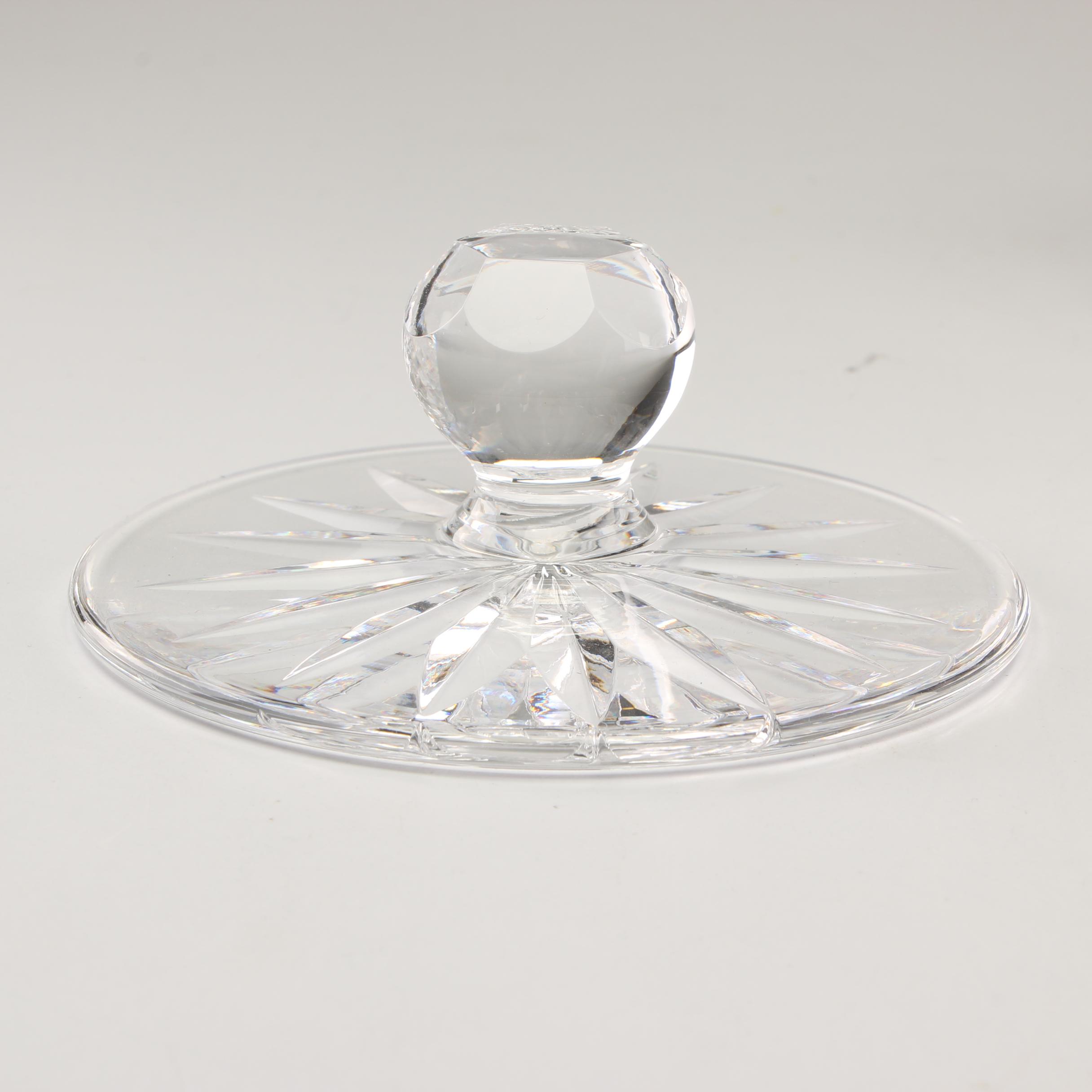 Vintage Waterford Crystal Lidded Jars