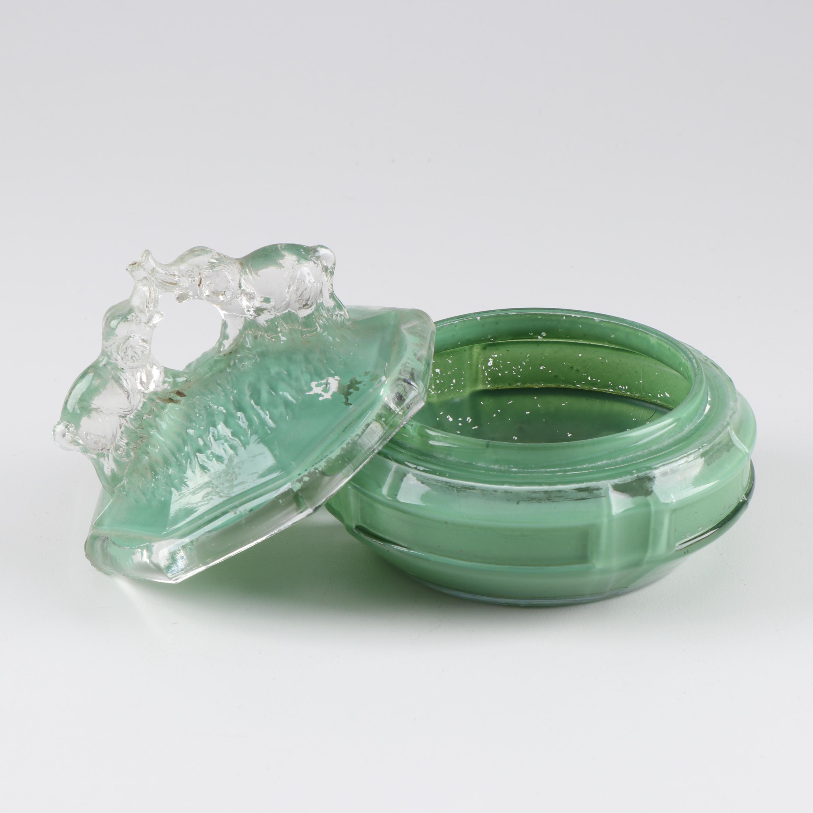 Fenton Art Glass Powder  Boxes
