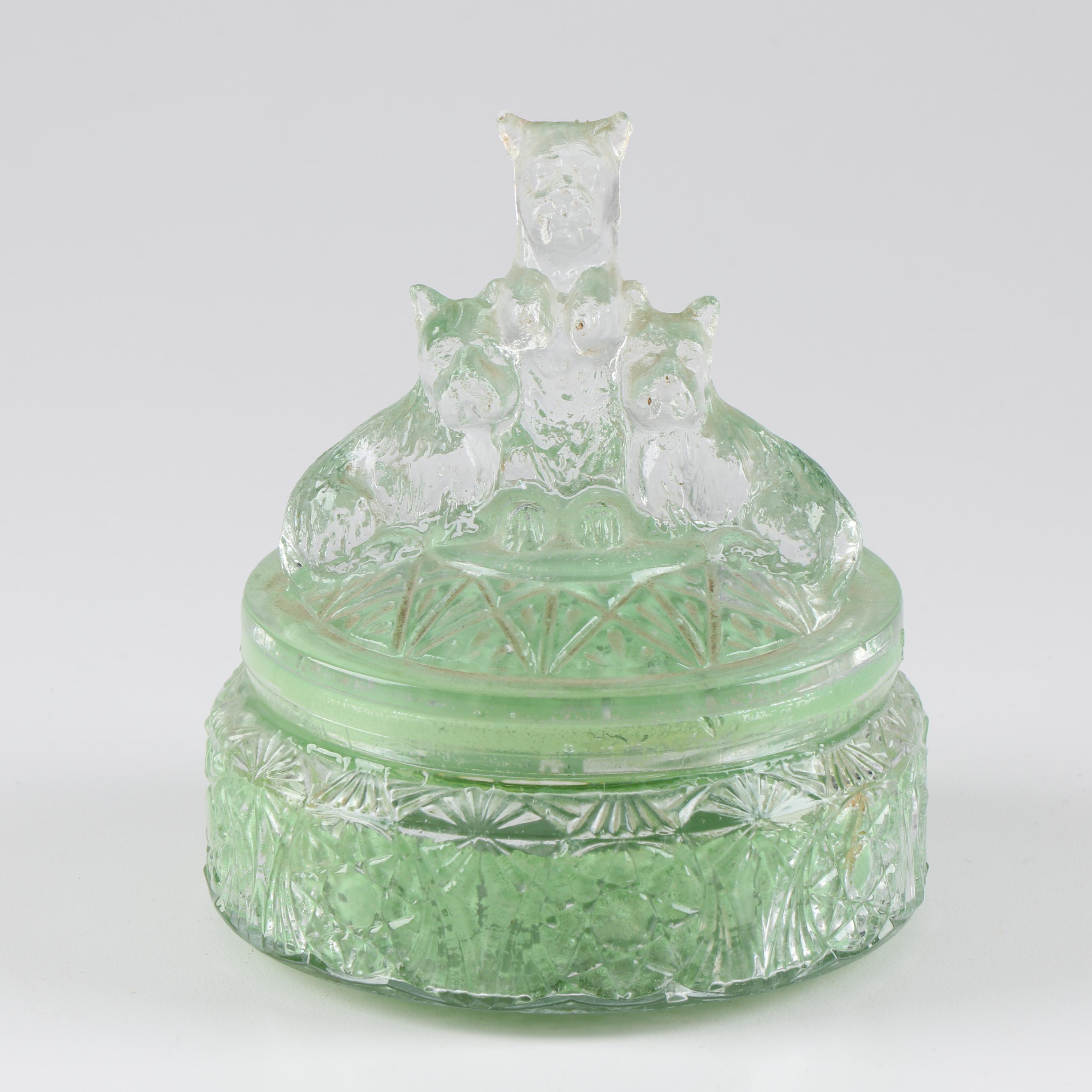 Fenton Art Glass Powder  Boxes