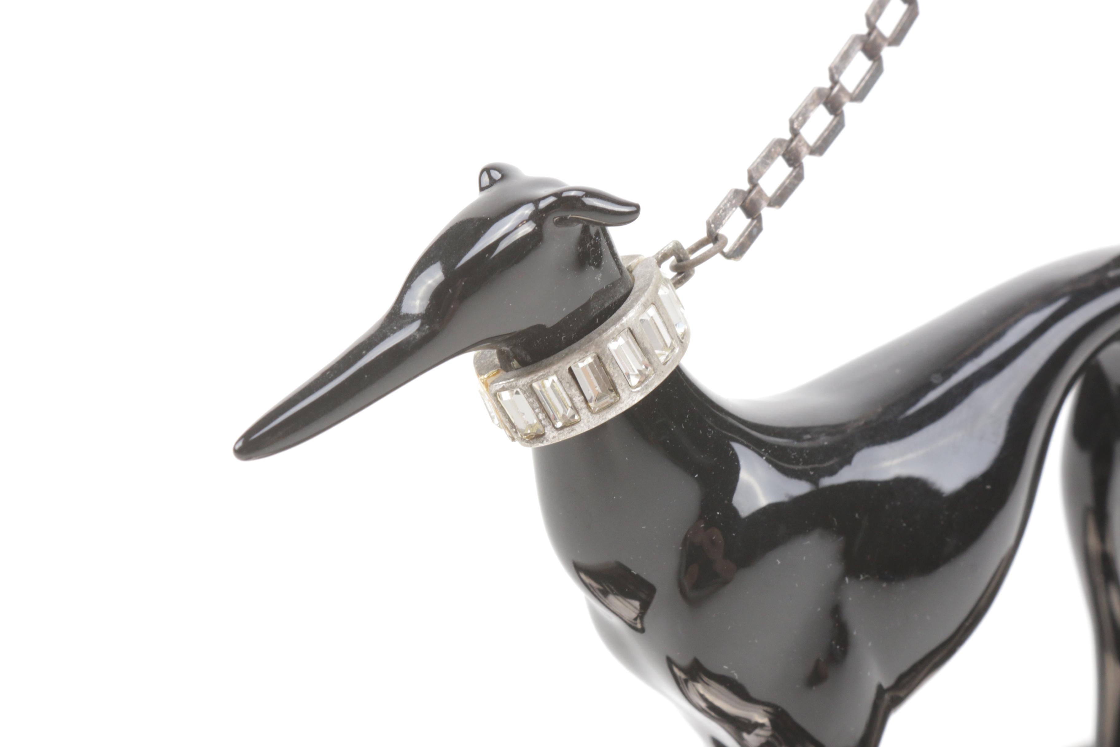 Franklin Mint House of Erte "Symphony in Black" Porcelain Figurine